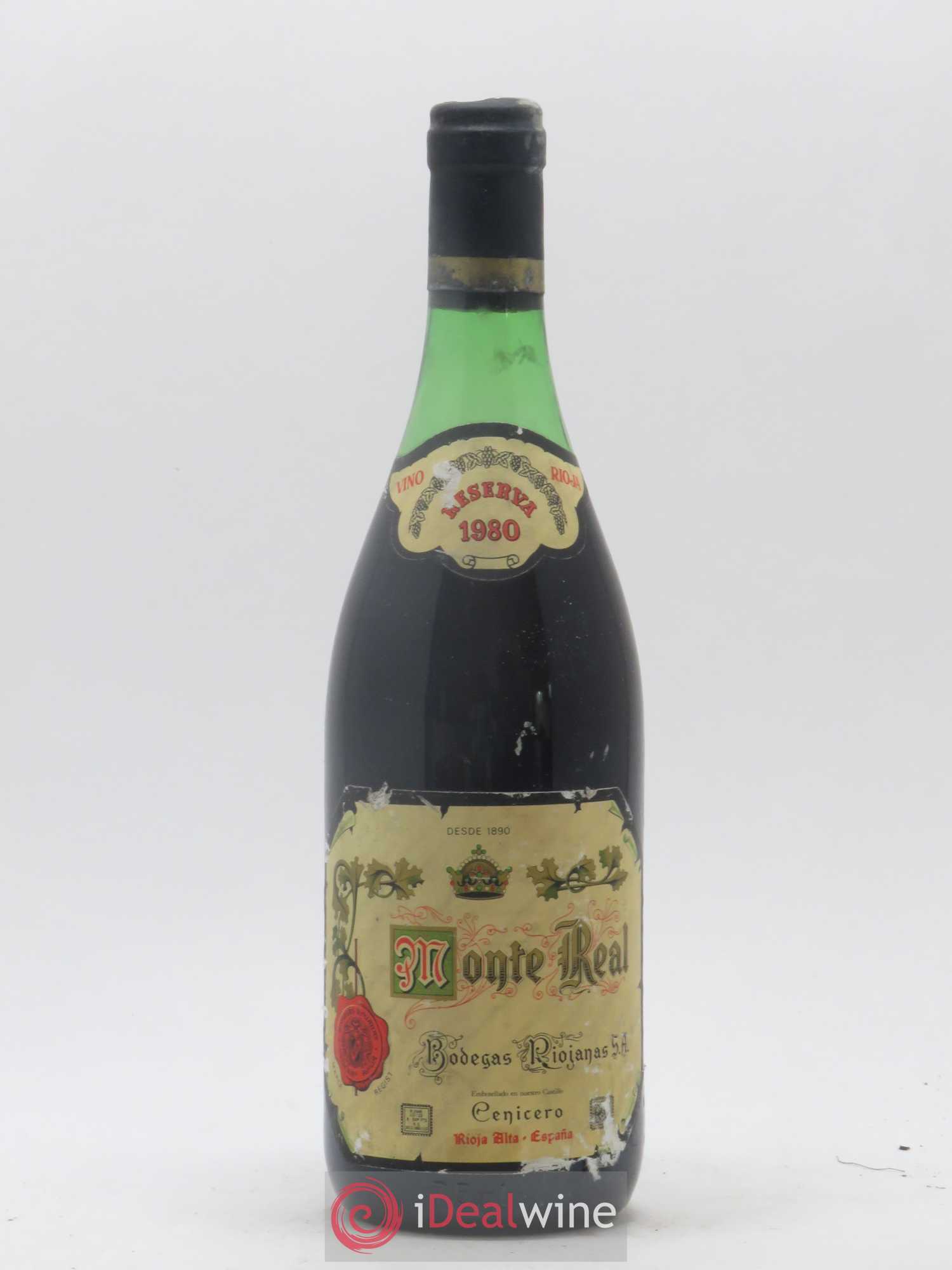 Rioja DOCA Monte Real Reserva 1980 - Lot de 1 bouteille - 0