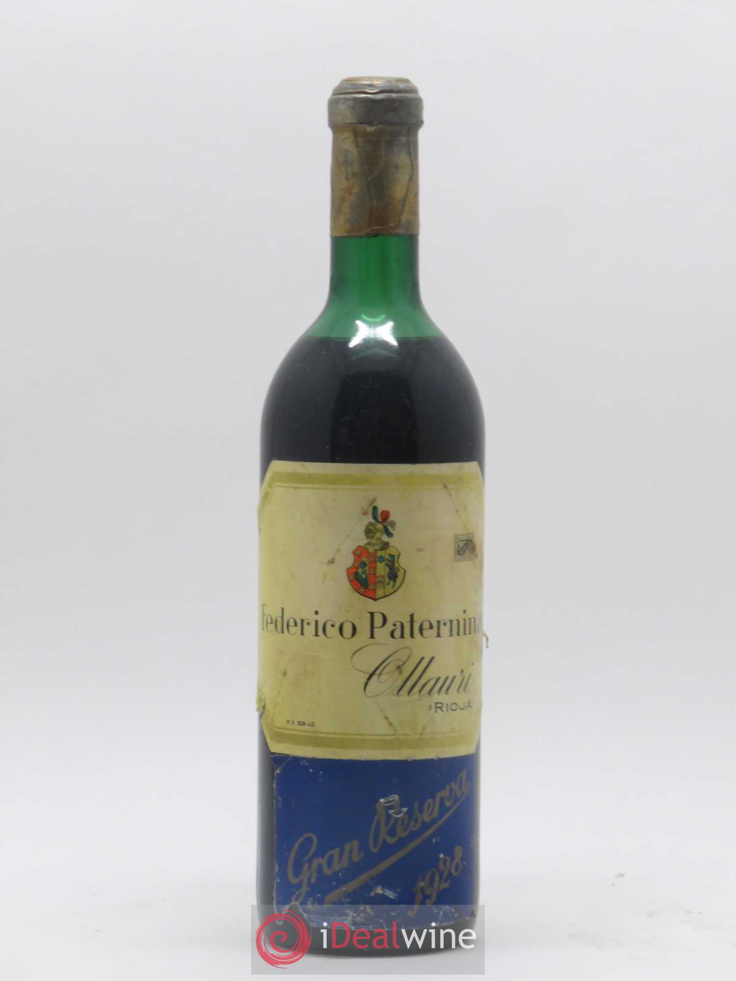 Rioja DOCA Gran Reserva Federico Paternina 1928 - Lot de 1 bouteille - 0