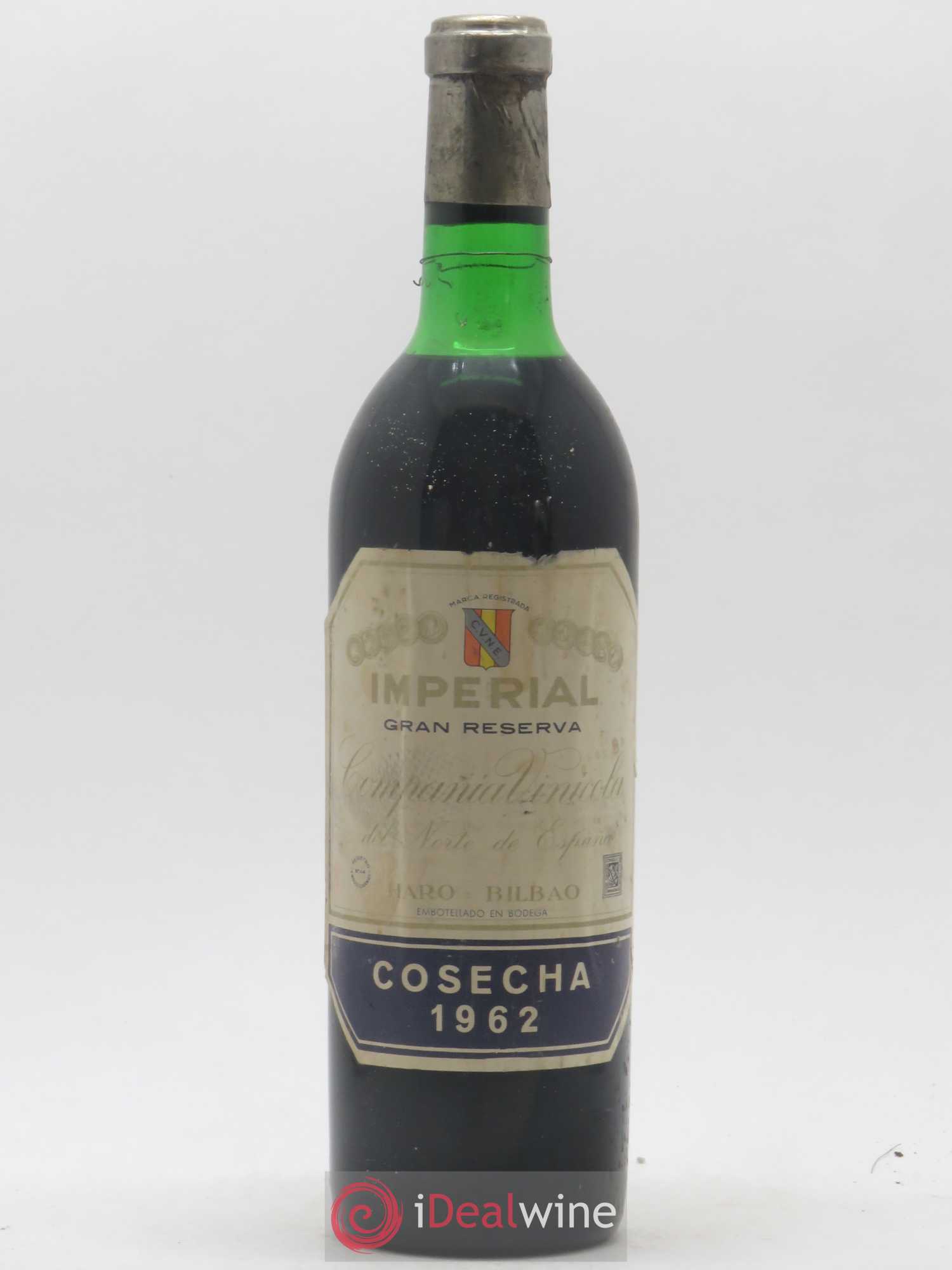 Rioja DOCG Imperial Gran Reserva Compania Vinicola del Norte de Espana 1962 - Lot de 1 bouteille - 0