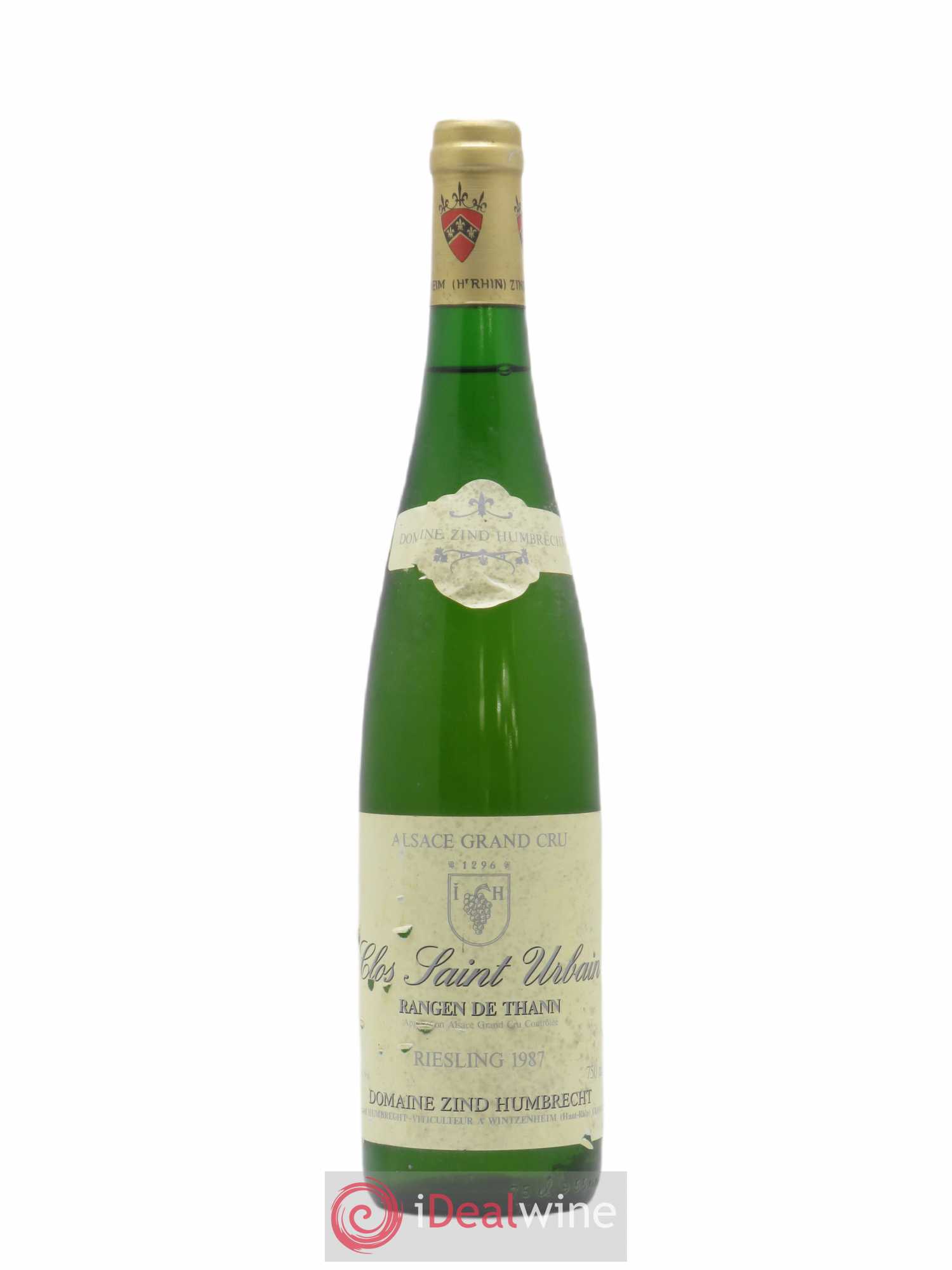 Alsace Riesling Grand Cru Rangen de Thann Clos Saint Urbain Zind-Humbrecht (Domaine) 1987 - Posten von 1 Flasche - 0