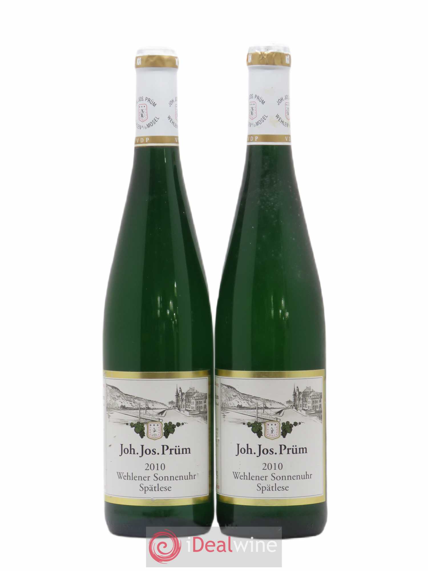 Riesling Joh. Jos. Prum Wehlener Sonnenuhr Spätlese 2010 - Lot de 2 bouteilles - 0