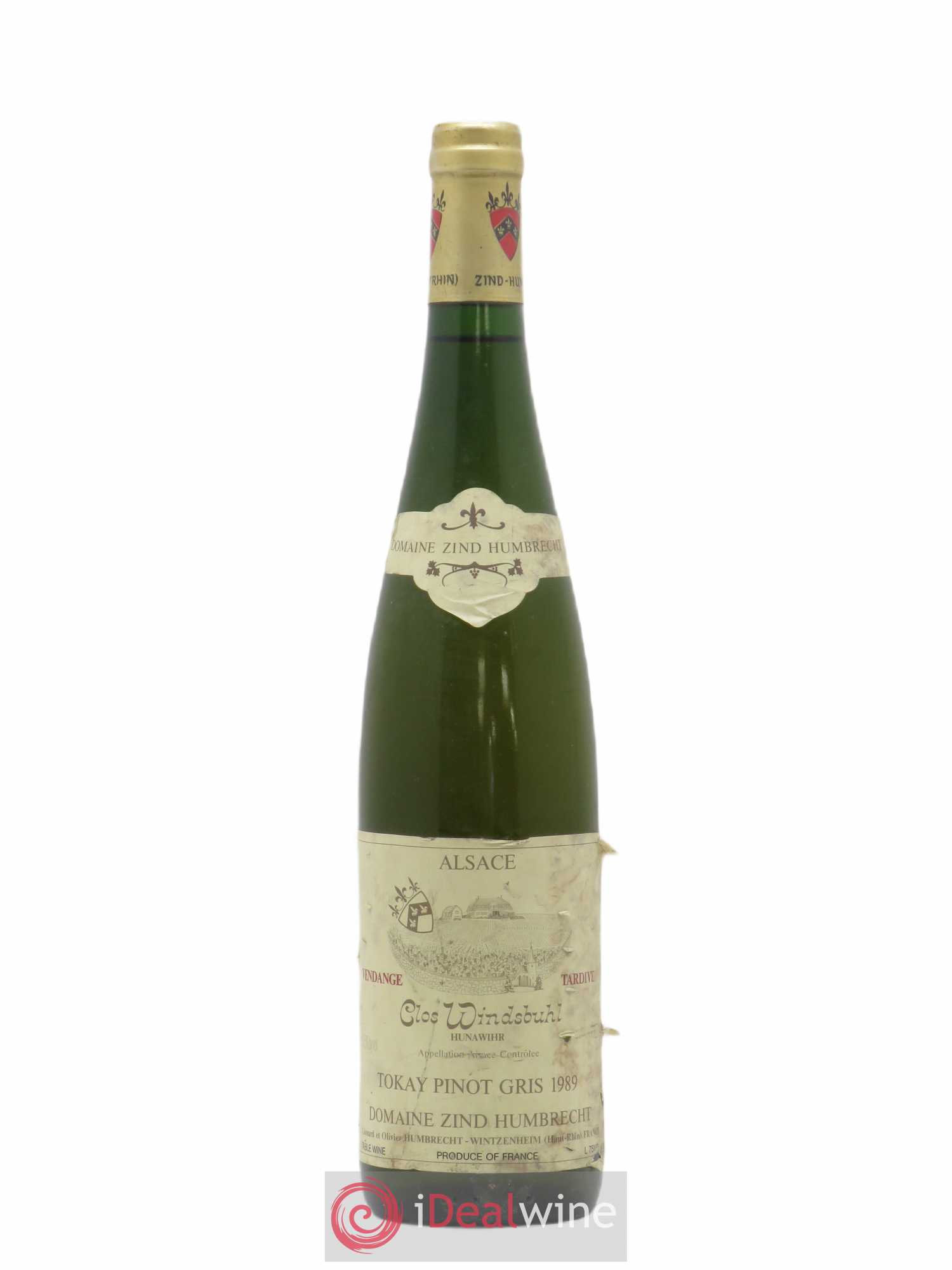 Alsace Pinot Gris (anciennement Tokay) Vendanges Tardives Clos Windsbuhl Zind-Humbrecht (Domaine) 1989 - Lot de 1 bouteille - 0