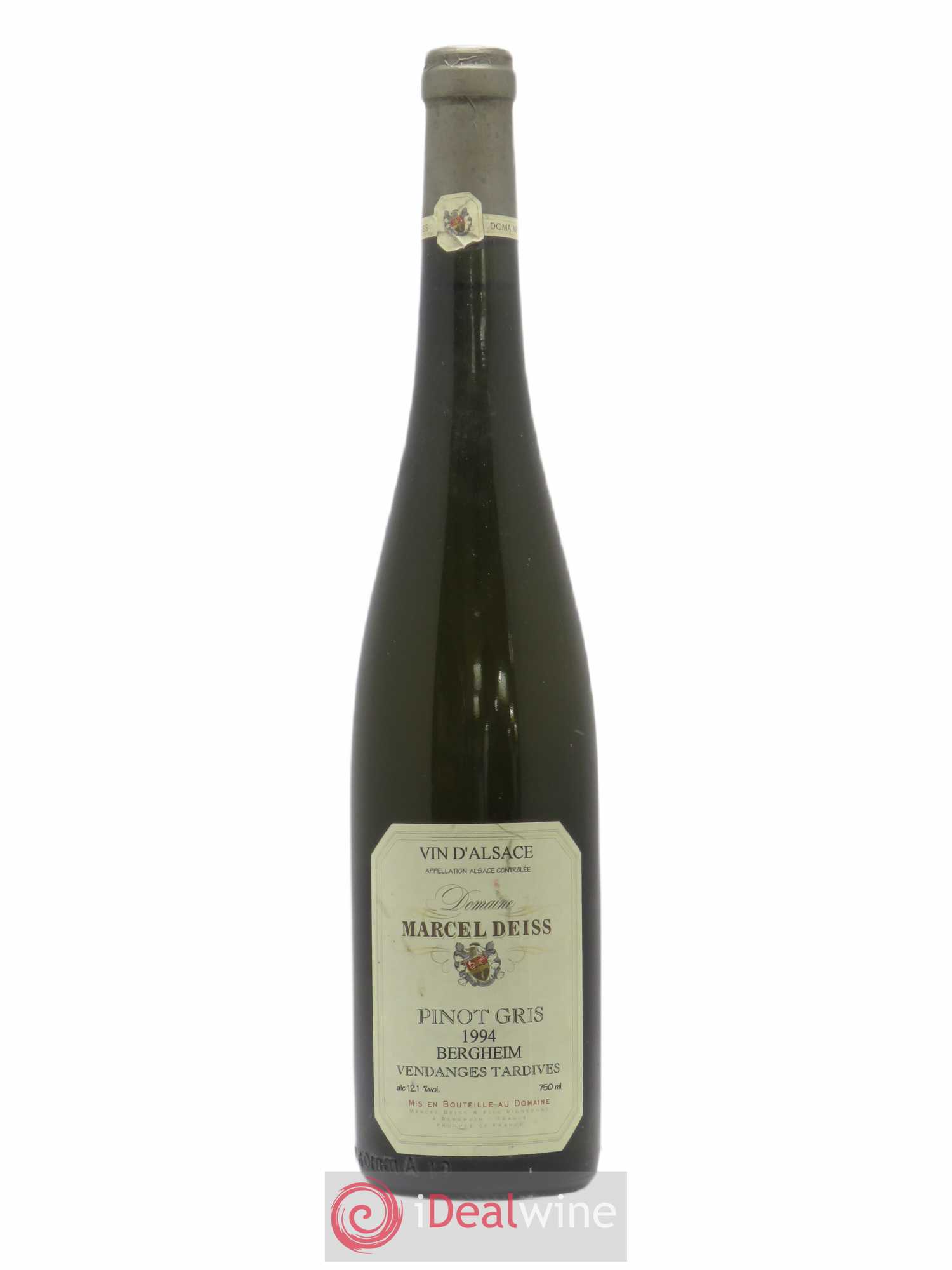 Alsace Pinot Gris Vendanges Tardives Marcel Deiss (Domaine) Bergheim 1994 - Lotto di 1 bottiglia - 0
