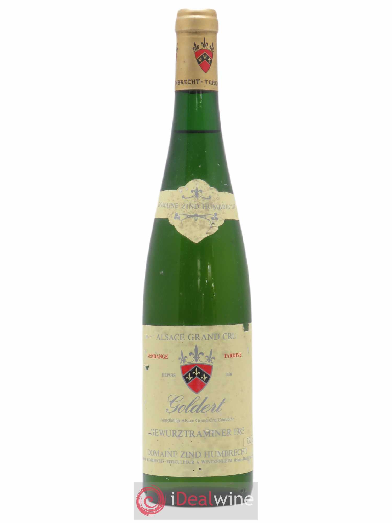 Alsace Gewurztraminer Vendanges Tardives Zind-Humbrecht (Domaine) Goldert 1985 - Lotto di 1 bottiglia - 0