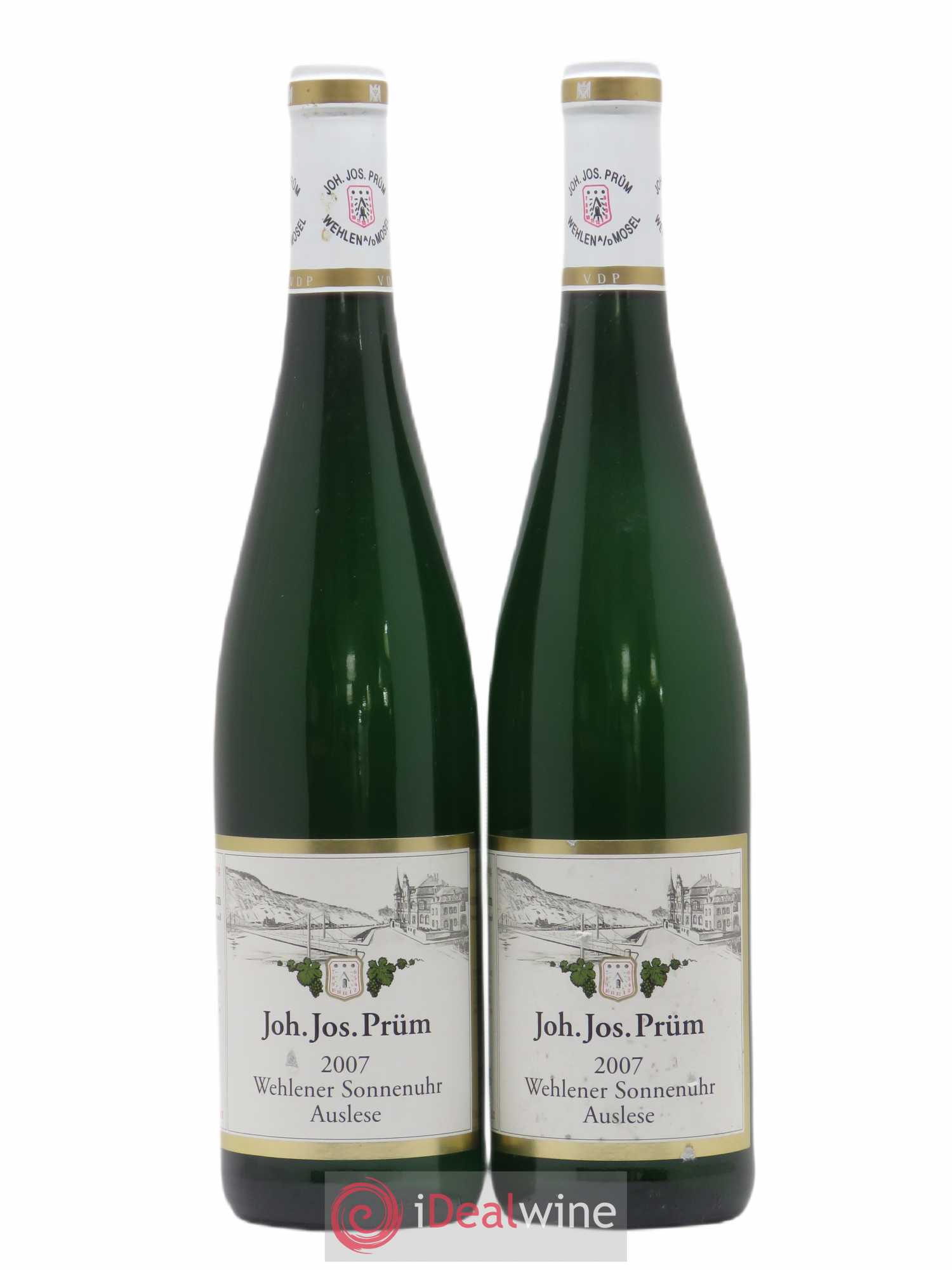 Riesling Joh. Jos. Prum Wehlener Sonnenuhr Auslese 2007 - Lot de 2 bouteilles - 0