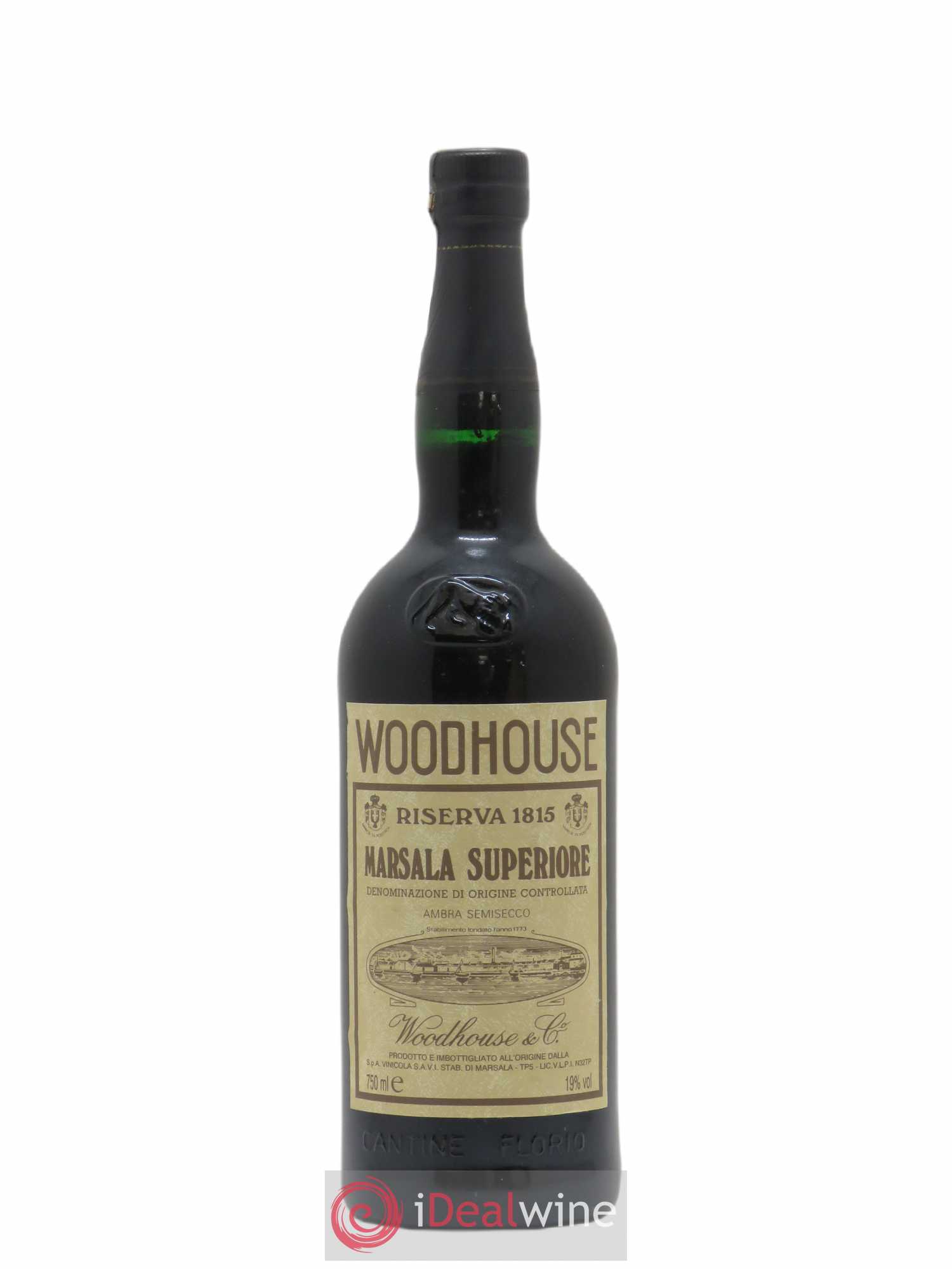 Italie Marsala Superiore Woodhouse Ambra Semisecco Riserva 1815 - Posten von 1 Flasche - 0