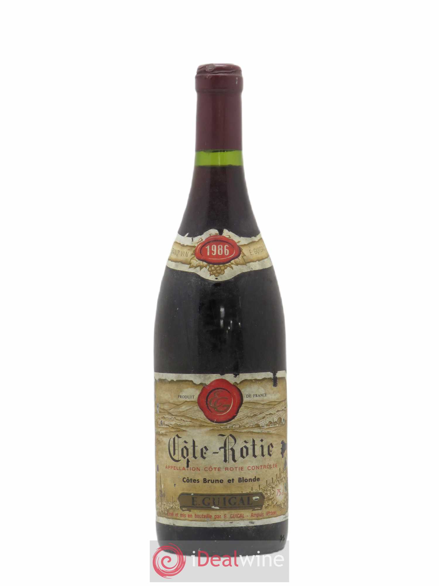 Côte-Rôtie Côtes Brune et Blonde Guigal 1986 - Lot de 1 bouteille - 0