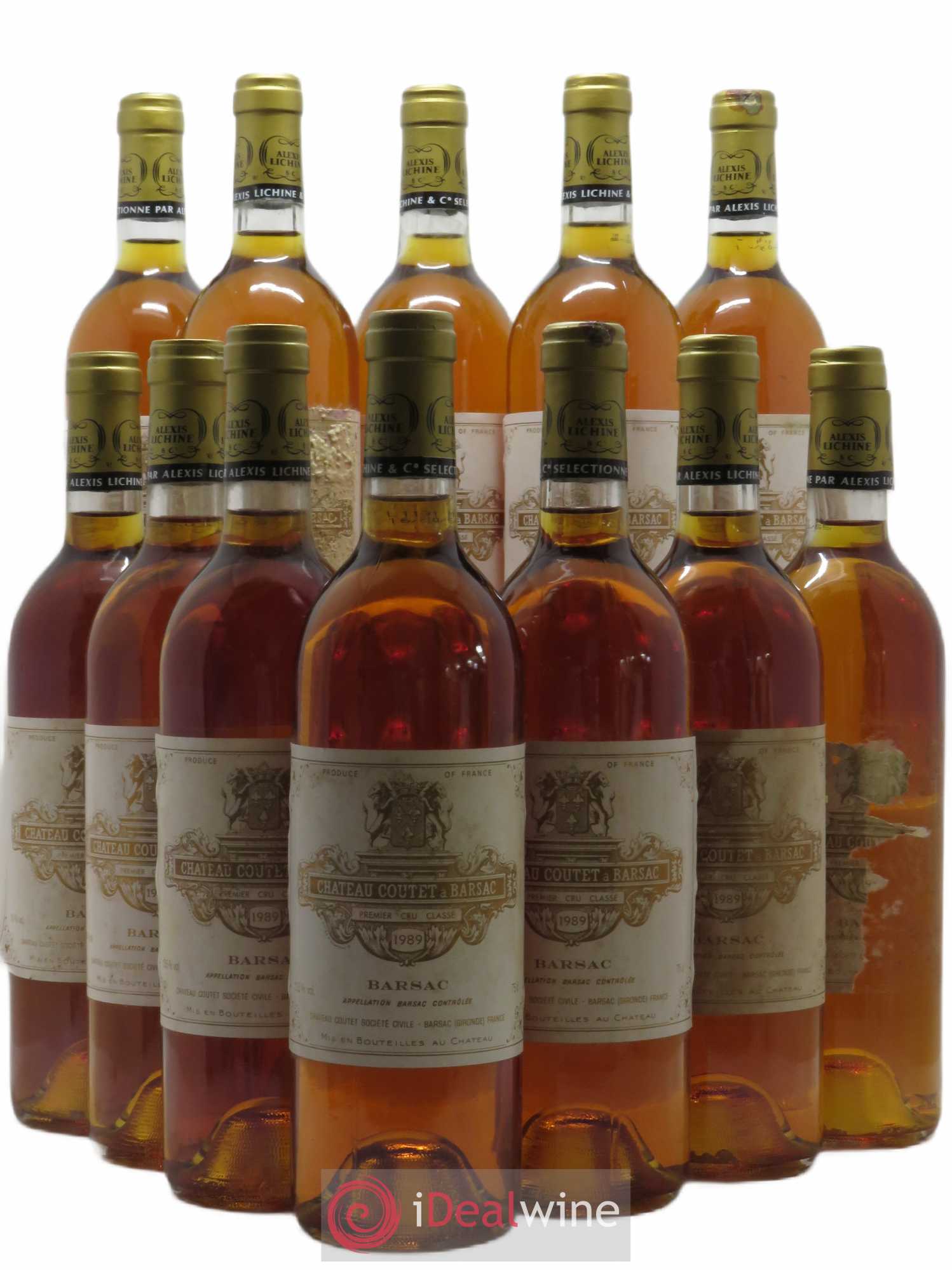 Château Coutet 1er Grand Cru Classé 1989 - Lotto di 12 bottiglie - 0