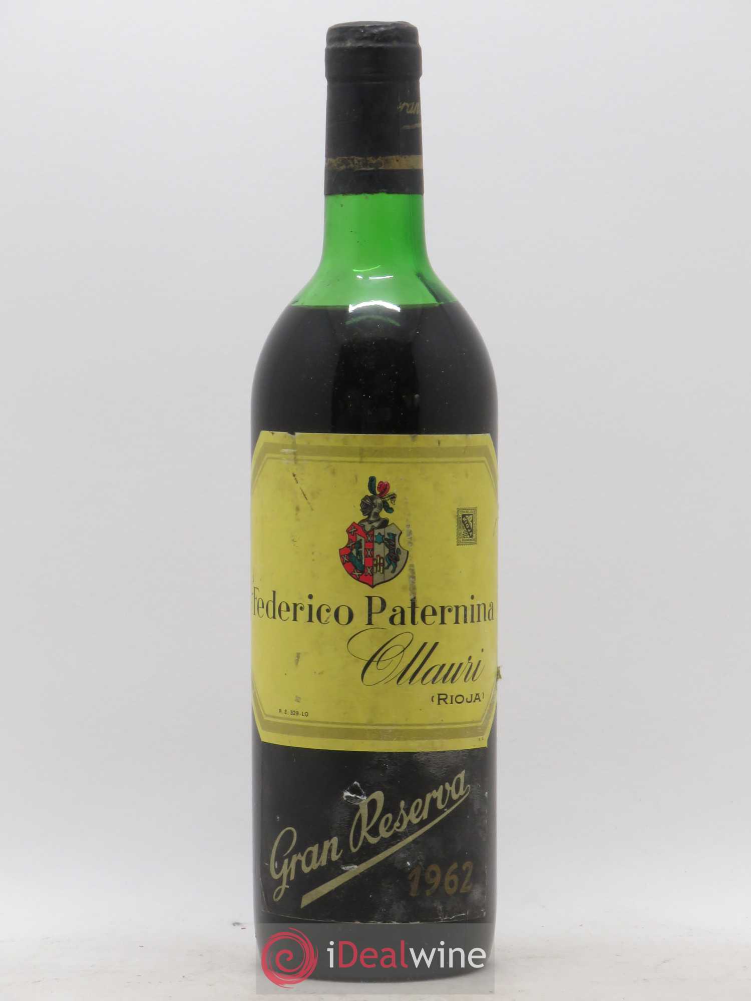 Rioja DOCA Gran Reserva Federico Paternina 1962 - Lotto di 1 bottiglia - 0