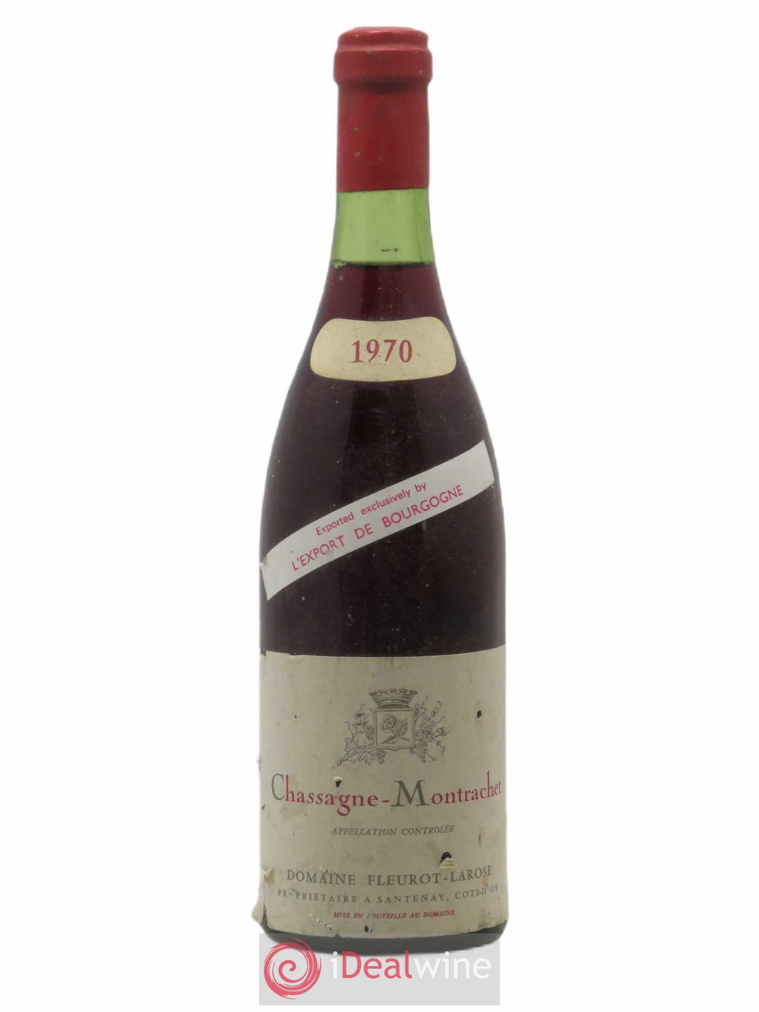 Chassagne-Montrachet Fleurot Larose 1970 - Lot de 1 bouteille - 0