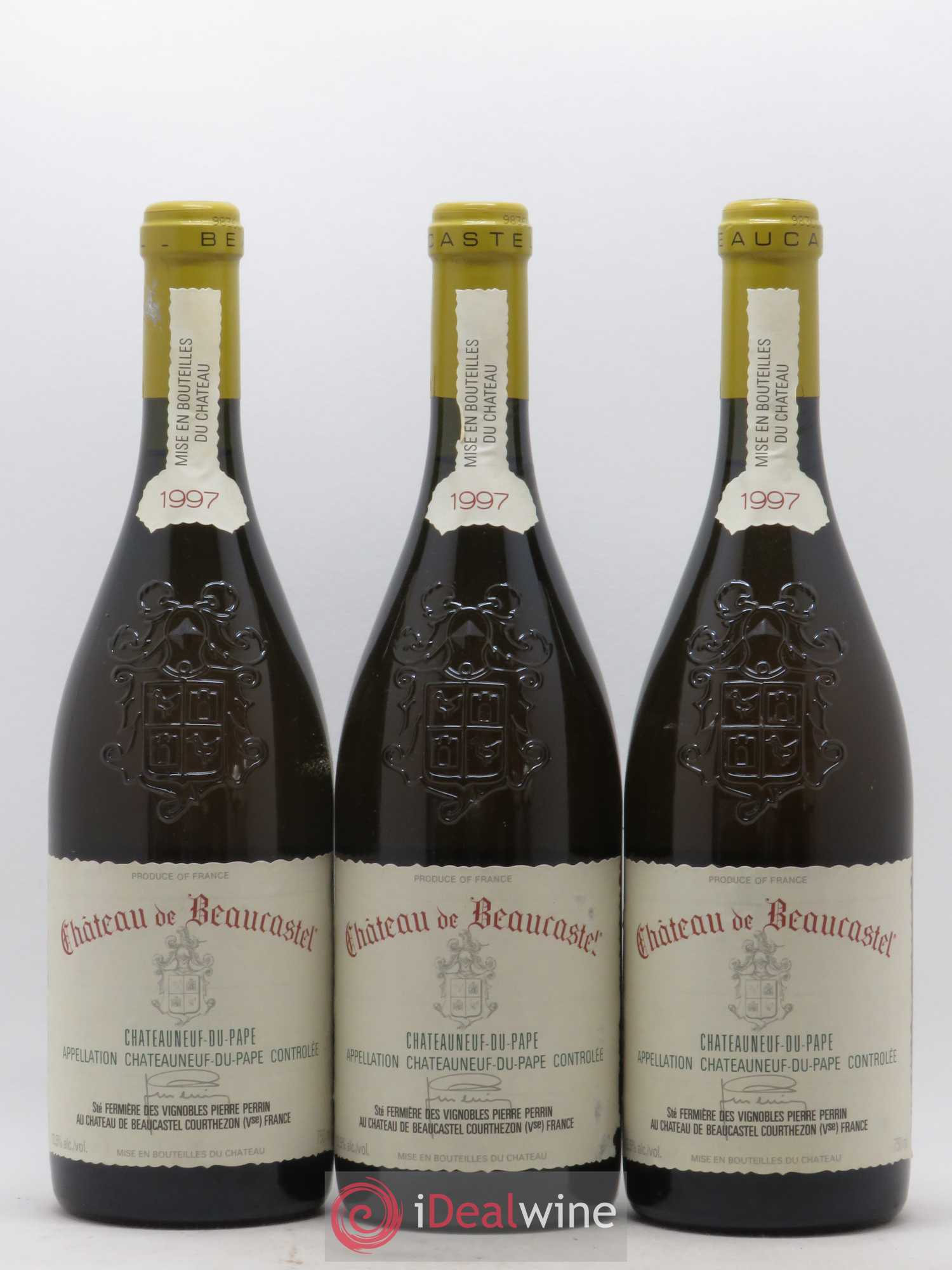 Châteauneuf-du-Pape Château de Beaucastel Famille Perrin 1997 - Lot de 12 bouteilles - 1