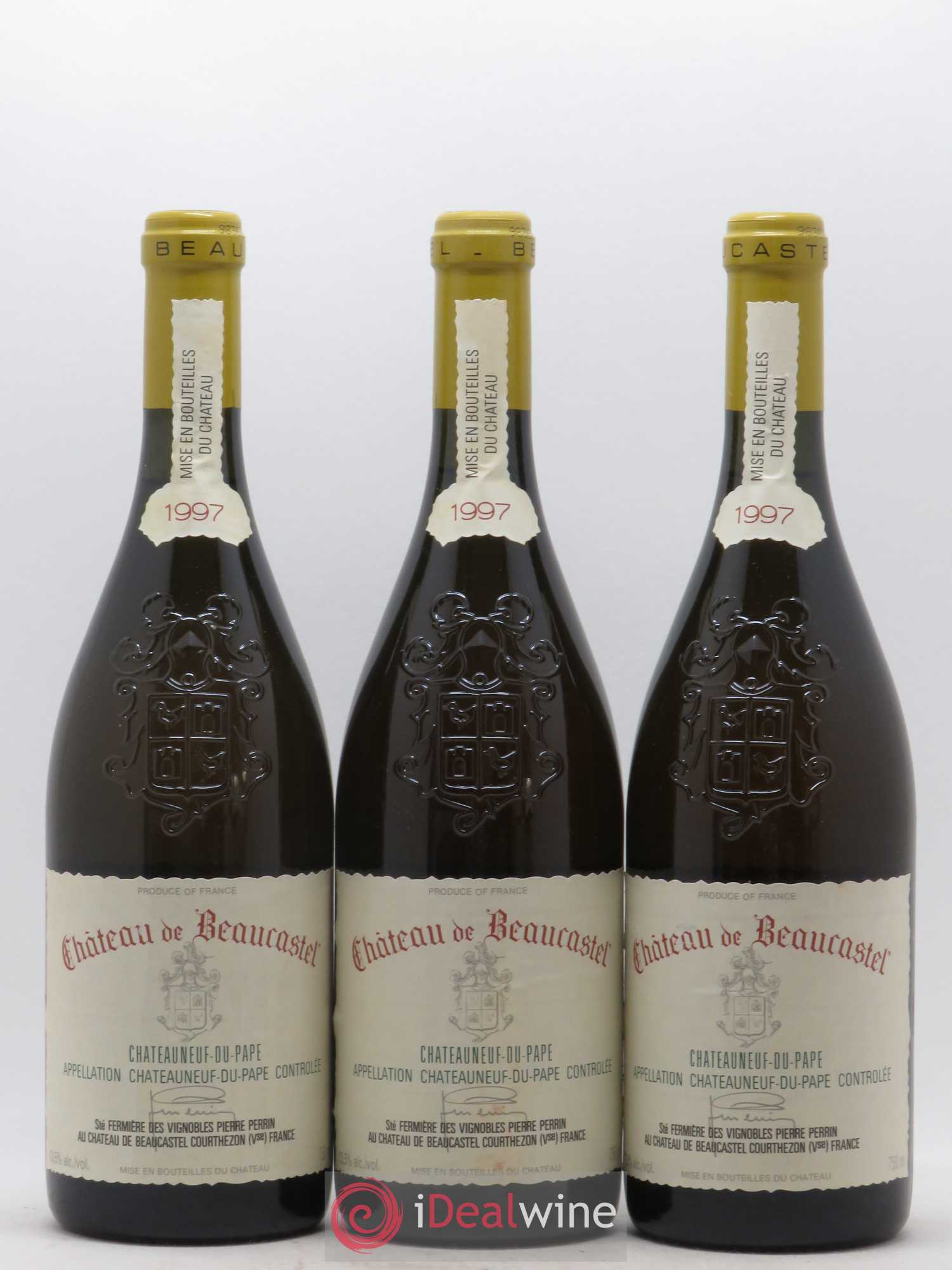 Châteauneuf-du-Pape Château de Beaucastel Famille Perrin 1997 - Lot de 12 bouteilles - 4