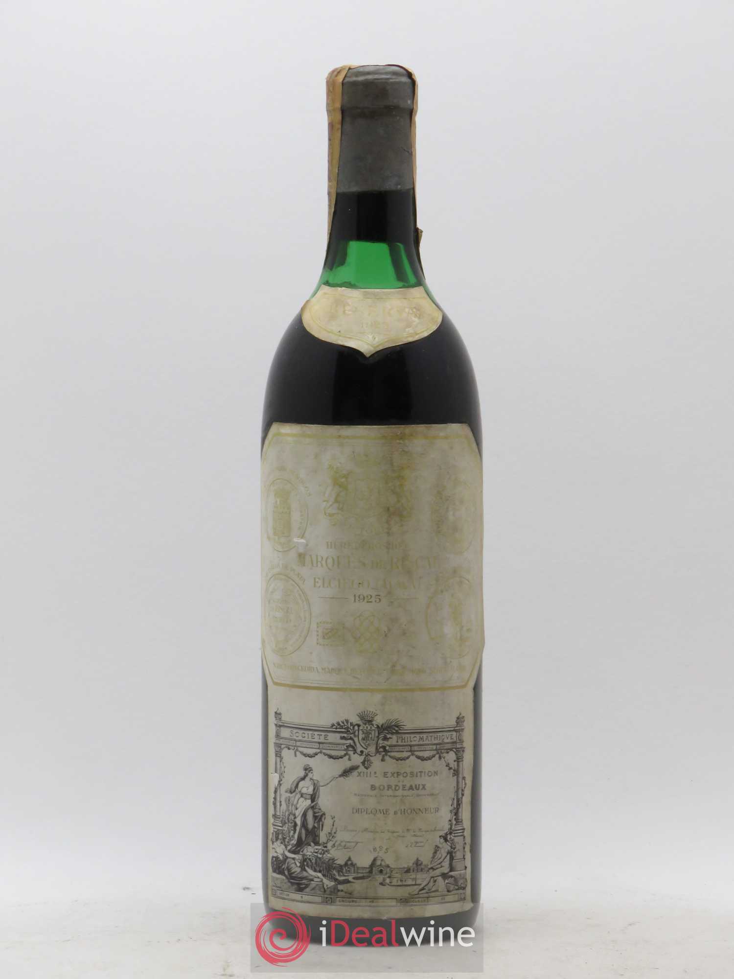 Rioja DOCA Reserva Marqués de Riscal 1925 - Lotto di 1 bottiglia - 0