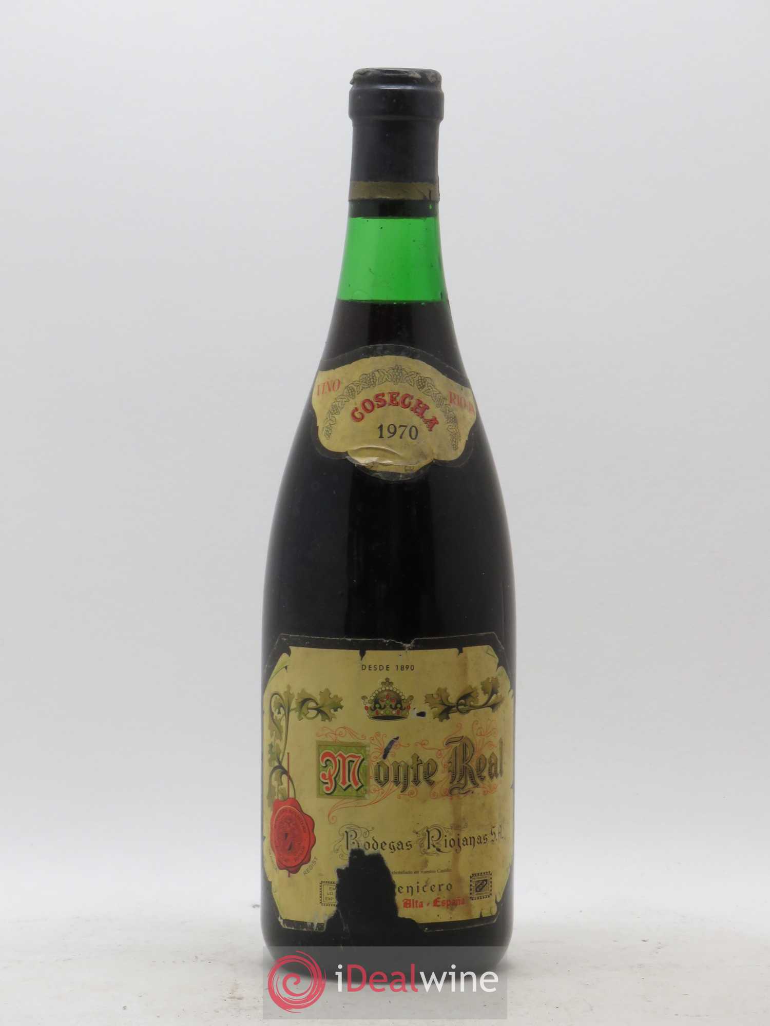 Rioja DOCA Monte Real 1970 - Lot de 1 bouteille - 0