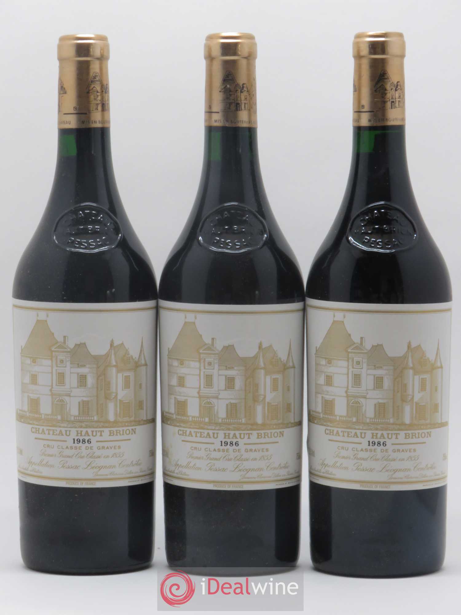 Château Haut Brion 1er Grand Cru Classé 1986 - Lot de 12 bouteilles - 1