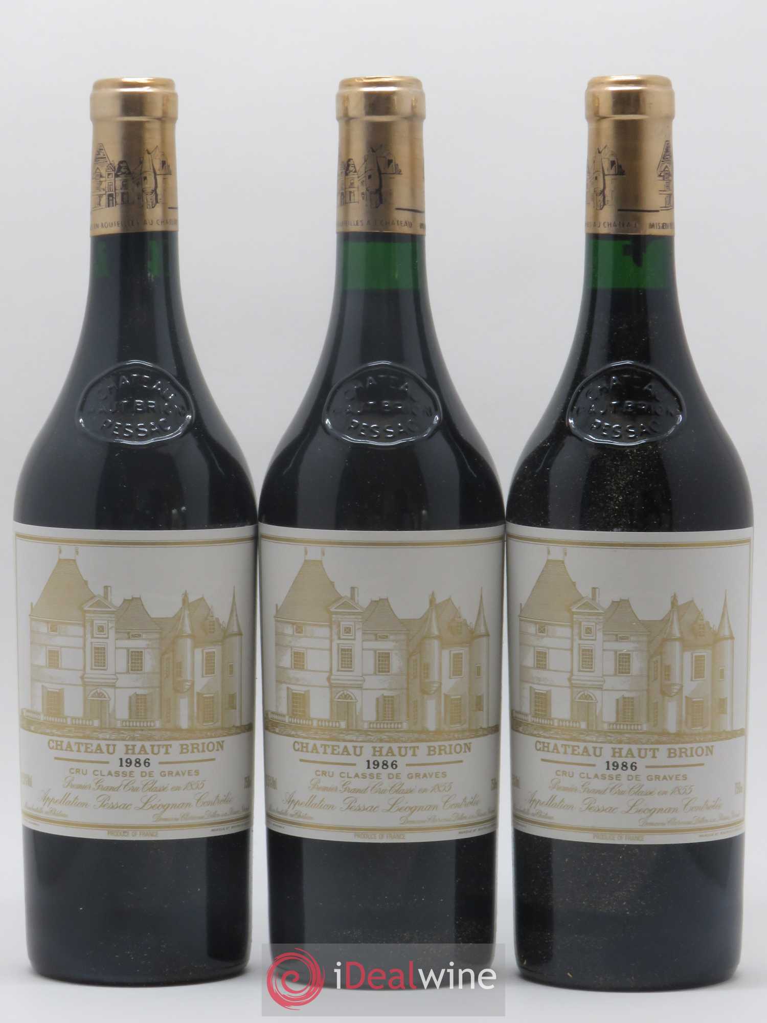 Château Haut Brion 1er Grand Cru Classé 1986 - Lot de 12 bouteilles - 3