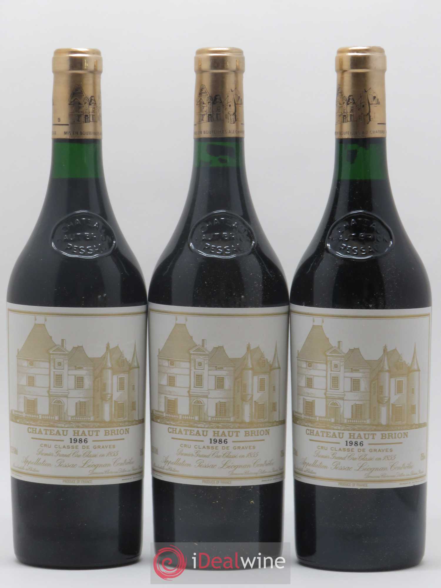 Château Haut Brion 1er Grand Cru Classé 1986 - Lot de 12 bouteilles - 4