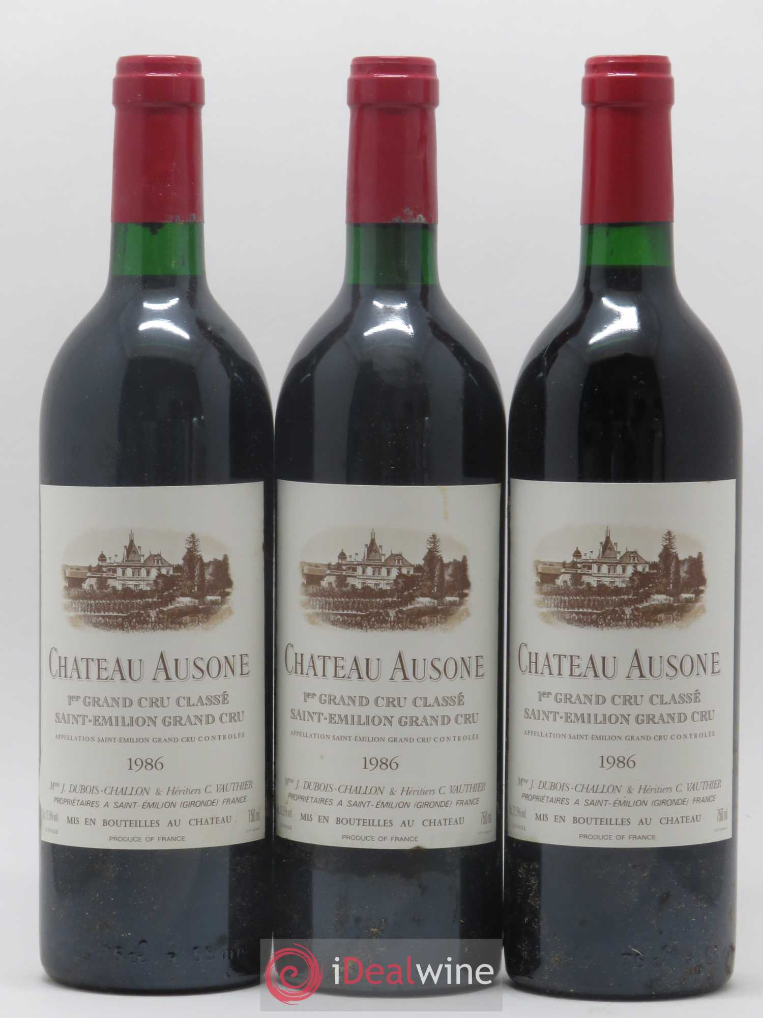 Château Ausone 1er Grand Cru Classé A 1986 - Lot de 12 bouteilles - 3