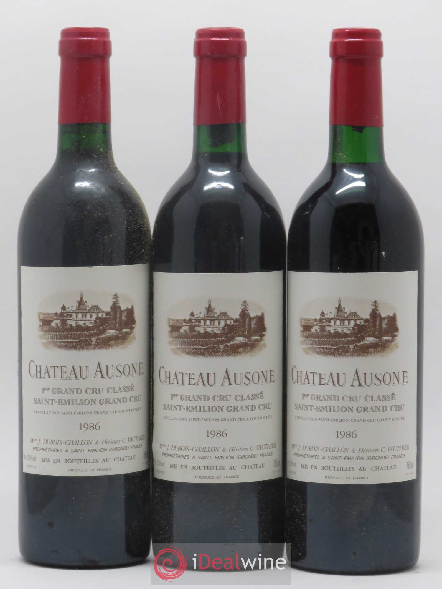 Château Ausone 1er Grand Cru Classé A 1986 - Lot de 12 bouteilles - 4