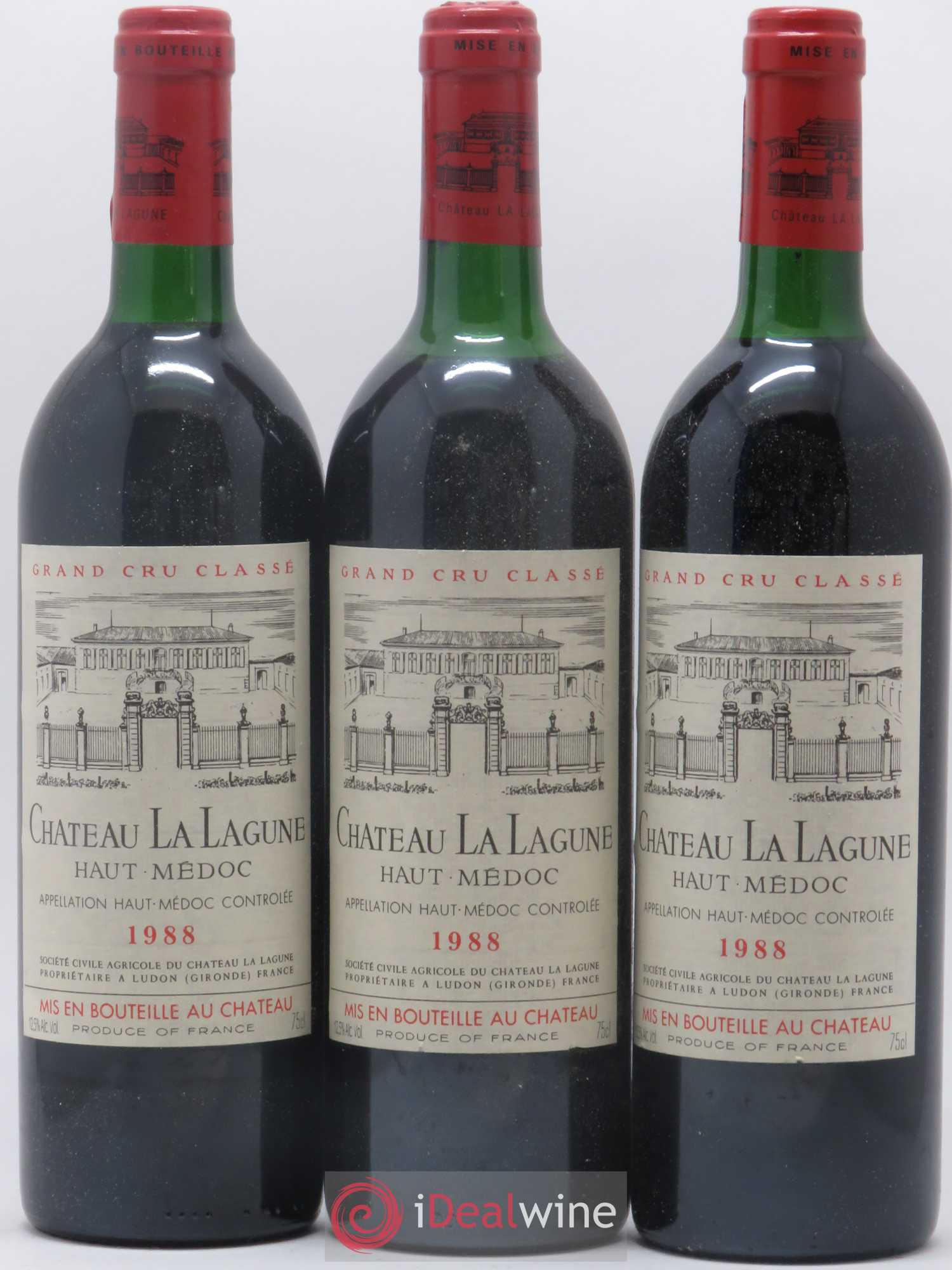 Château la Lagune 3ème Grand Cru Classé 1988 - Lot de 12 bouteilles - 1