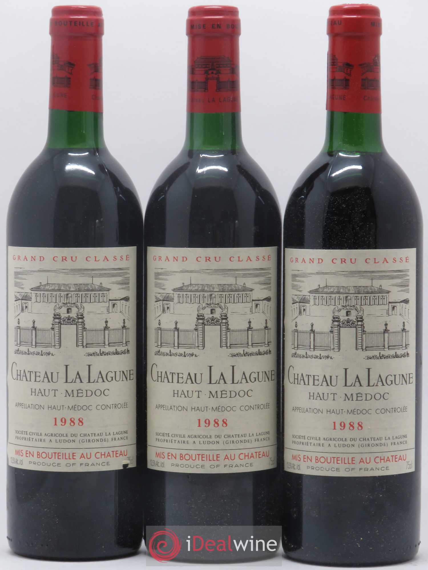 Château la Lagune 3ème Grand Cru Classé 1988 - Lot de 12 bouteilles - 3