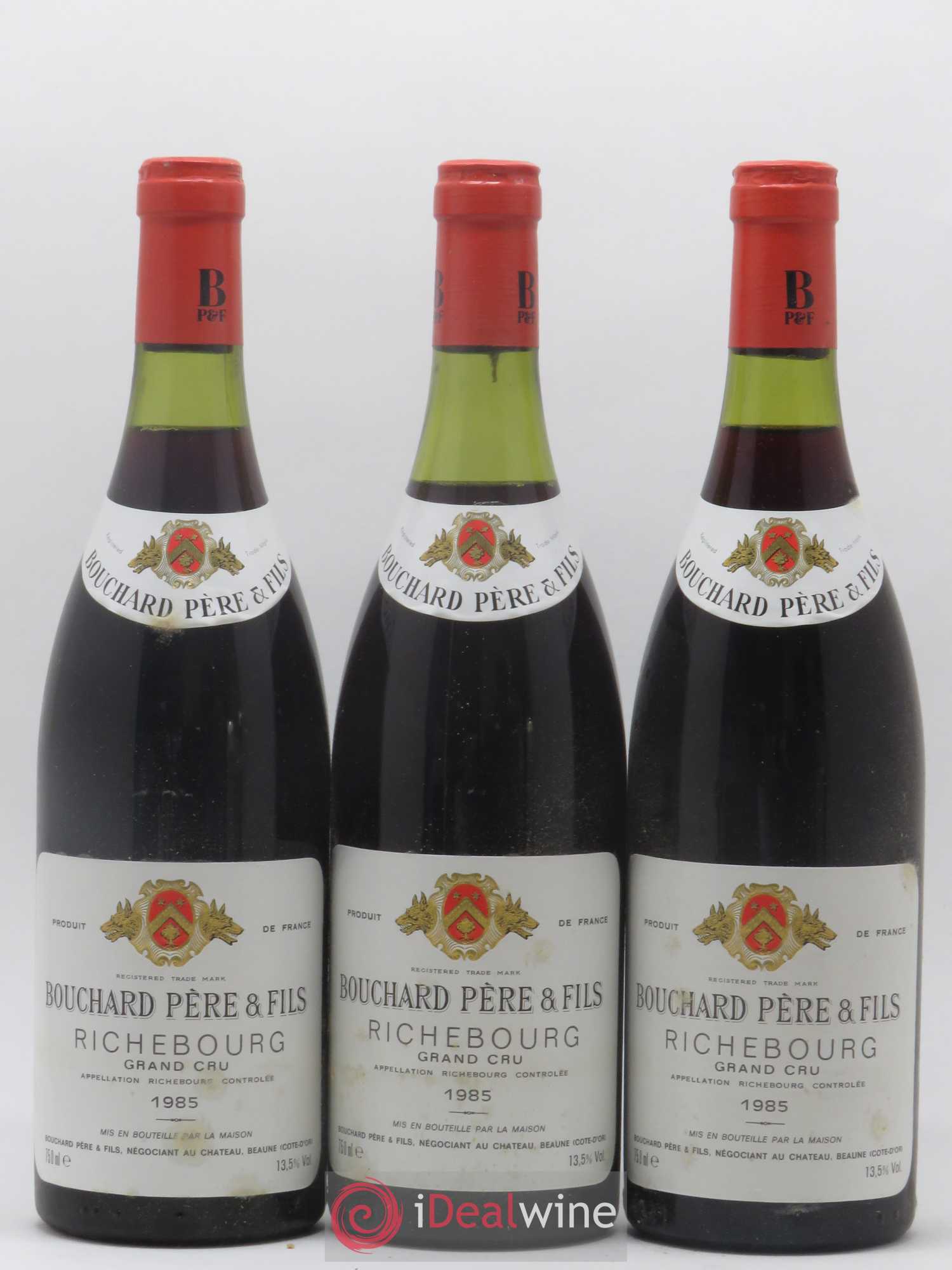 Richebourg Grand Cru Bouchard Père et Fils 1985 - Lot de 12 bouteilles - 3