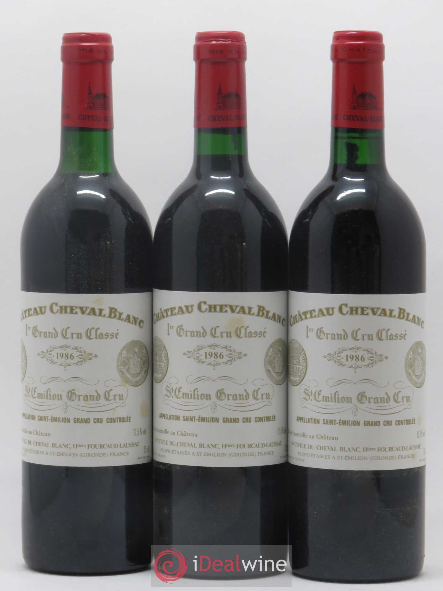 Château Cheval Blanc 1er Grand Cru Classé A 1986 - Lot de 12 bouteilles - 4