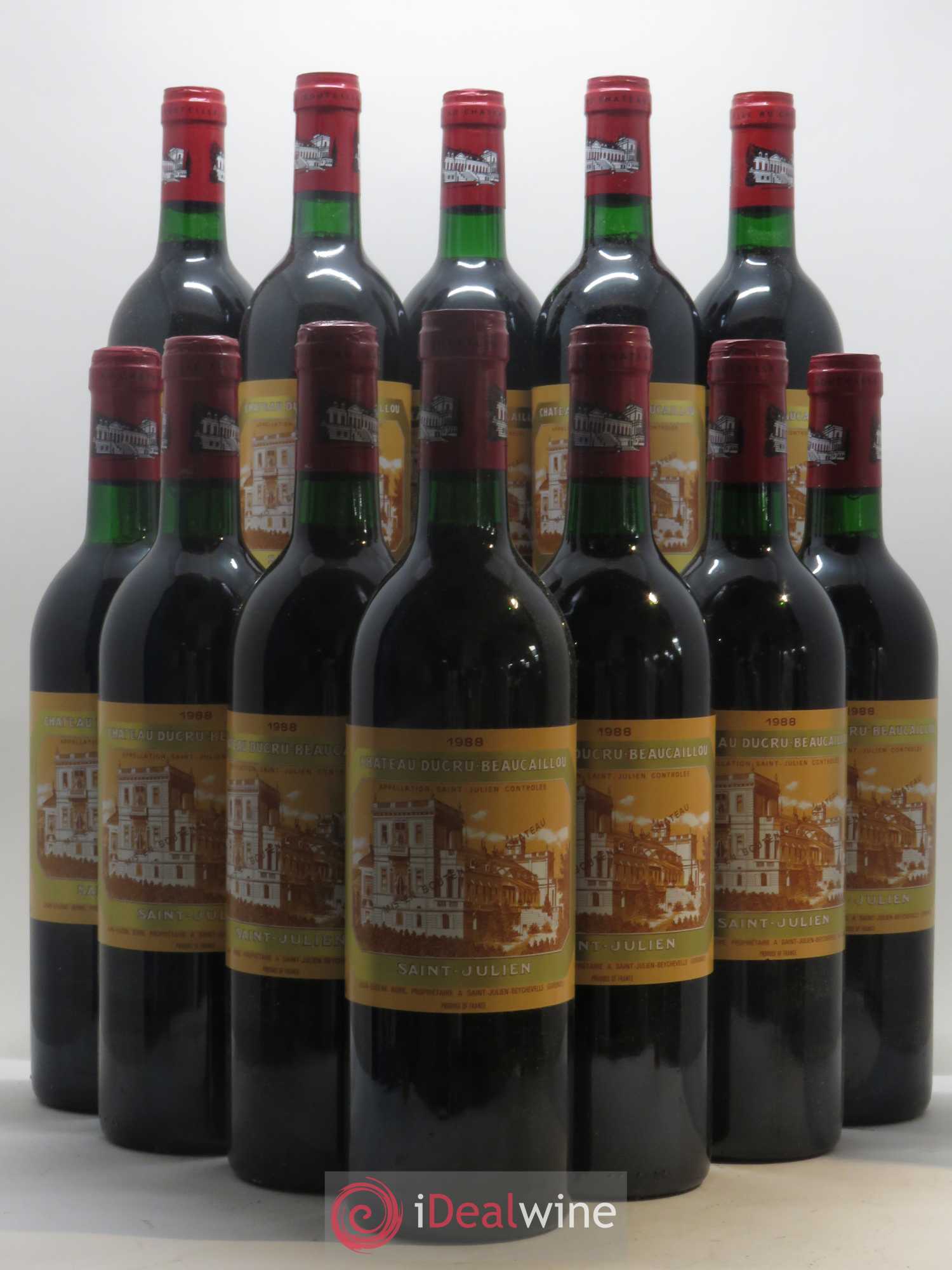 Château Ducru Beaucaillou 2ème Grand Cru Classé 1988 - Lot de 12 bouteilles - 0