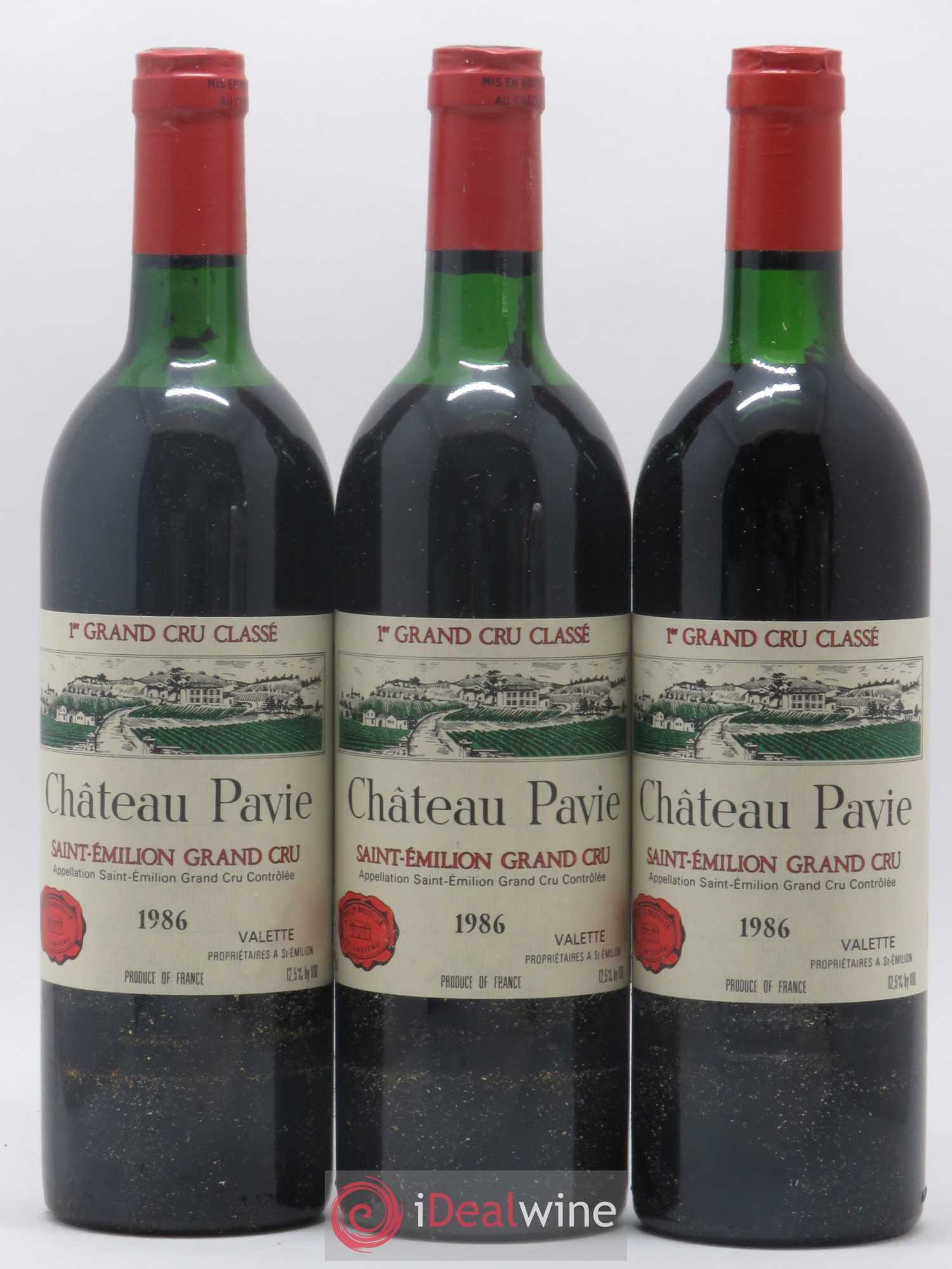 Château Pavie 1er Grand Cru Classé A 1986 - Lot de 12 bouteilles - 3