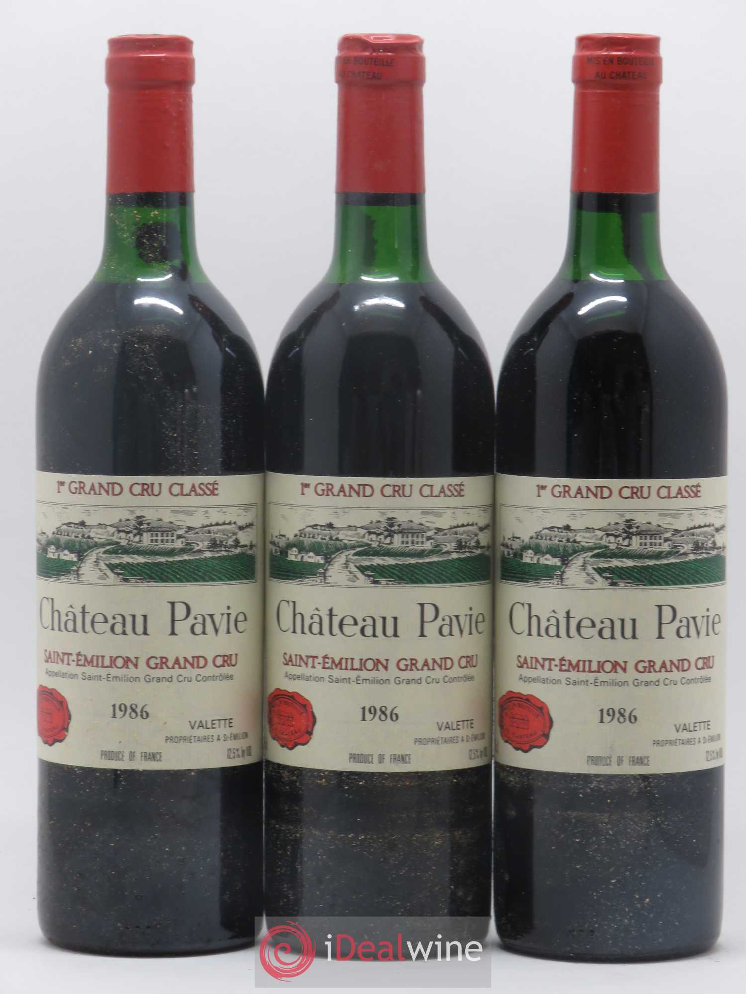 Château Pavie 1er Grand Cru Classé A 1986 - Lot de 12 bouteilles - 4
