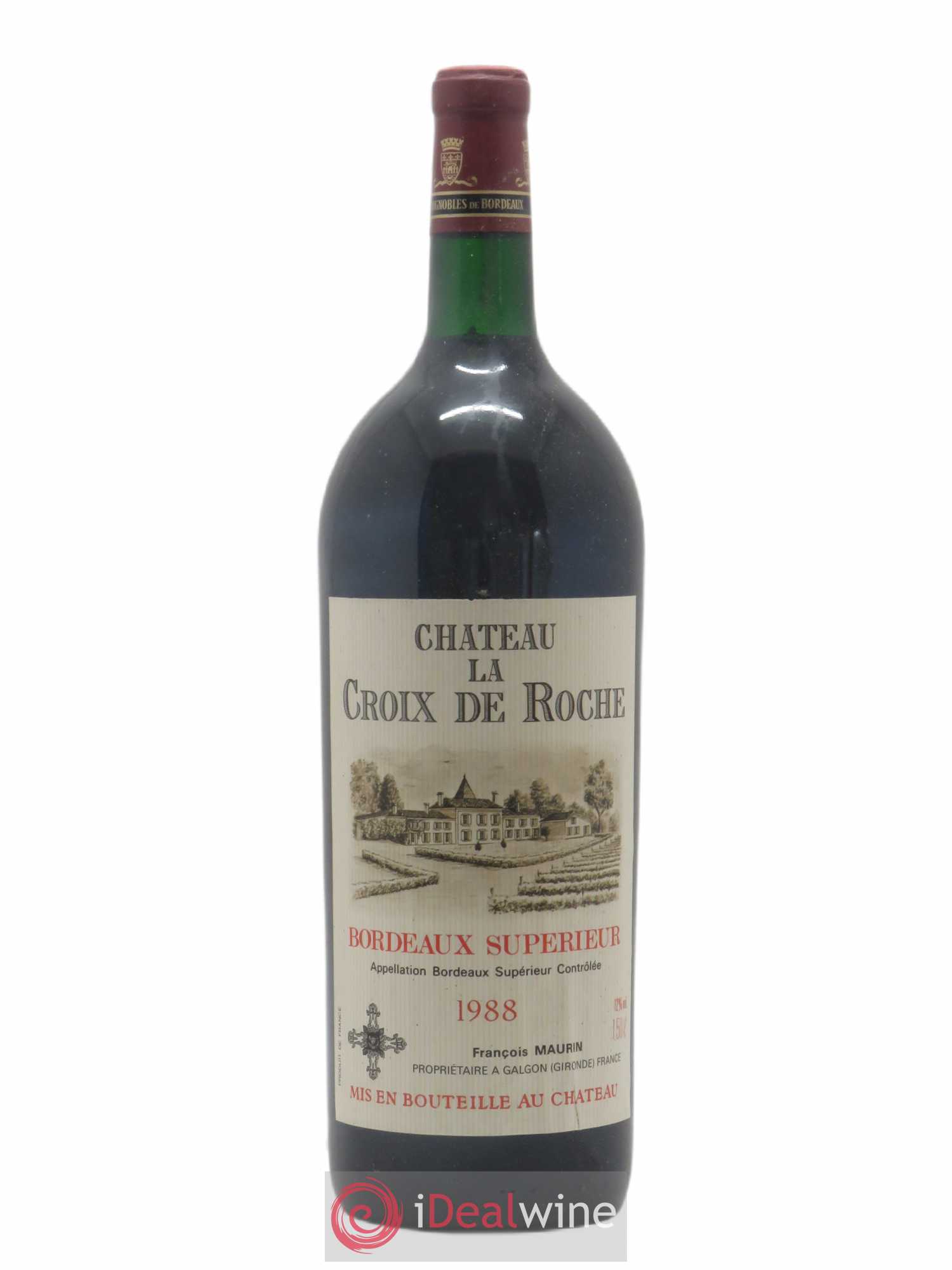 Bordeaux Supérieur Château La Croix de Roche 1988 - Lot de 1 magnum - 0