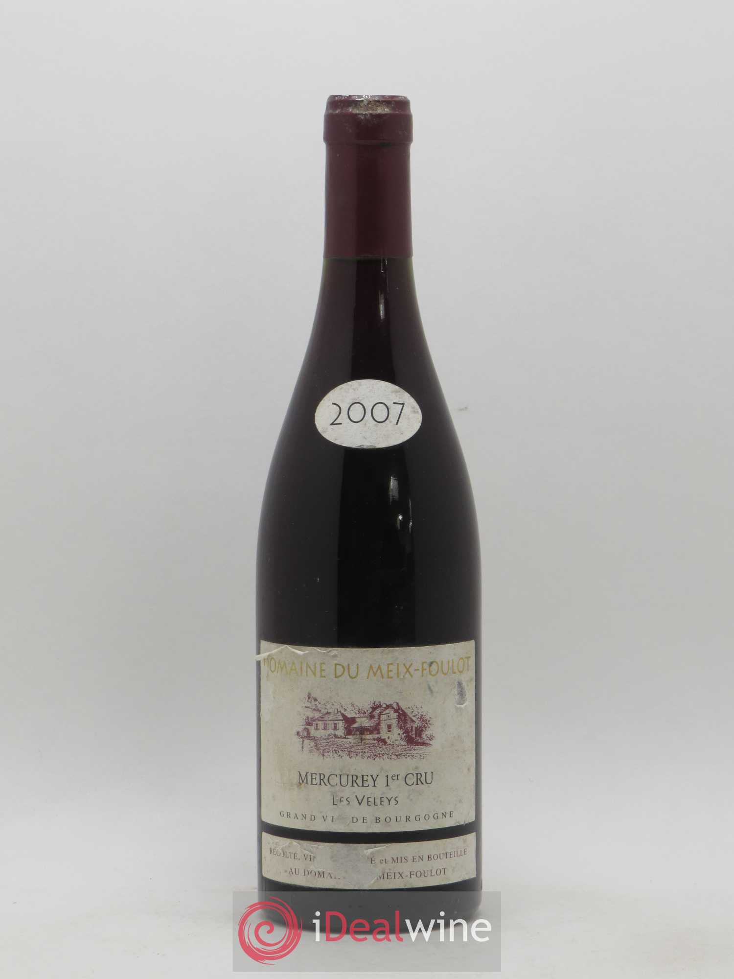 Mercurey 1er Cru Les Veleys Domaine du Meix Foulot 2007 - Posten von 1 Flasche - 0