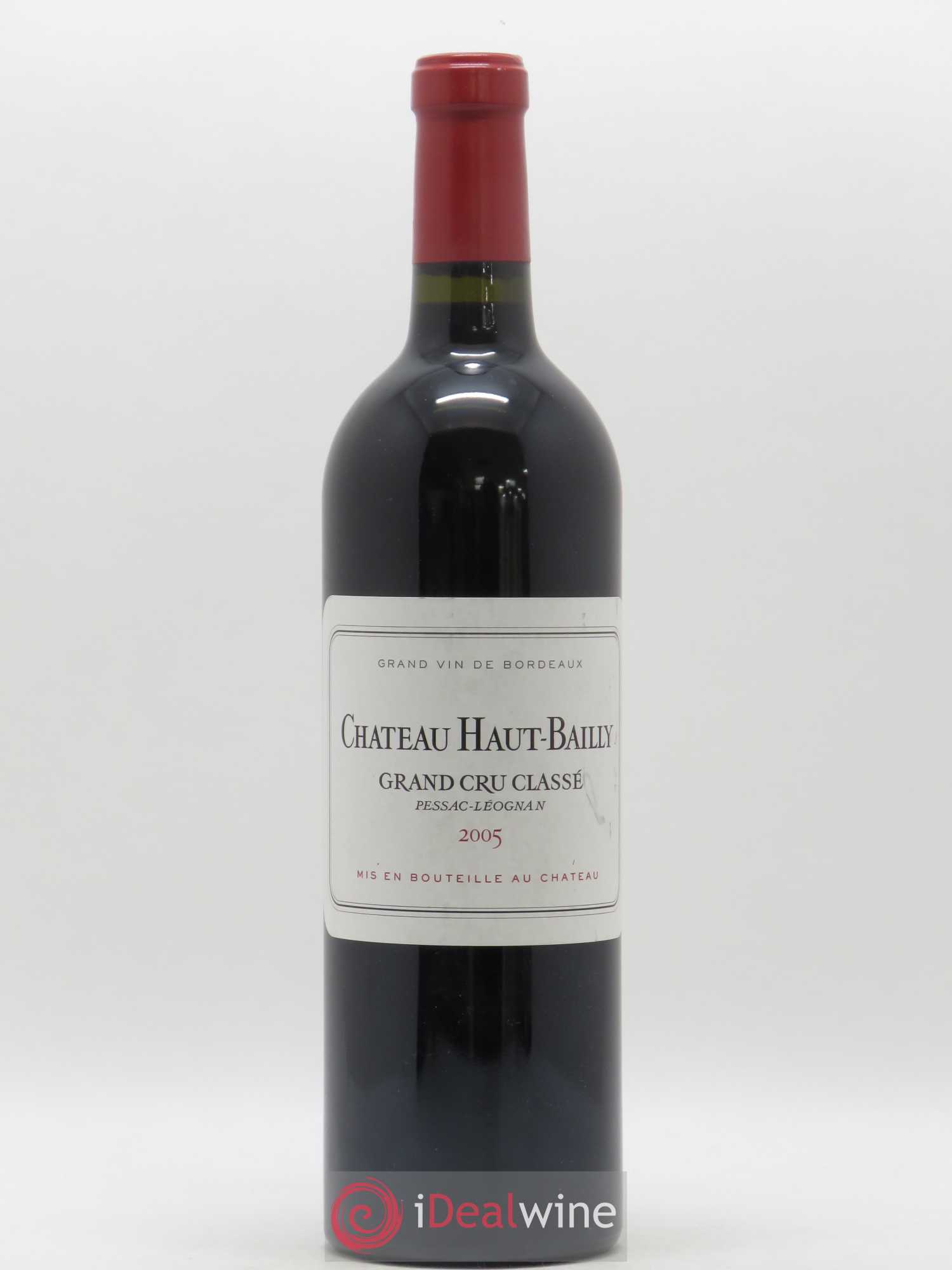 Château Haut-Bailly Cru Classé de Graves 2005 - Lot de 1 bouteille - 0