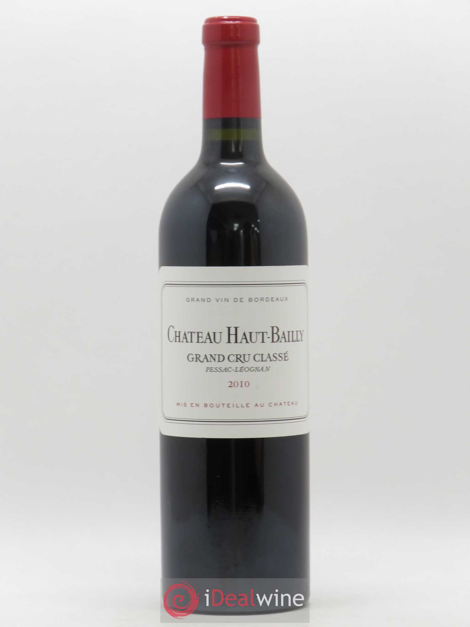 Château Haut-Bailly Cru Classé de Graves 2010 - Lot de 1 bouteille - 0
