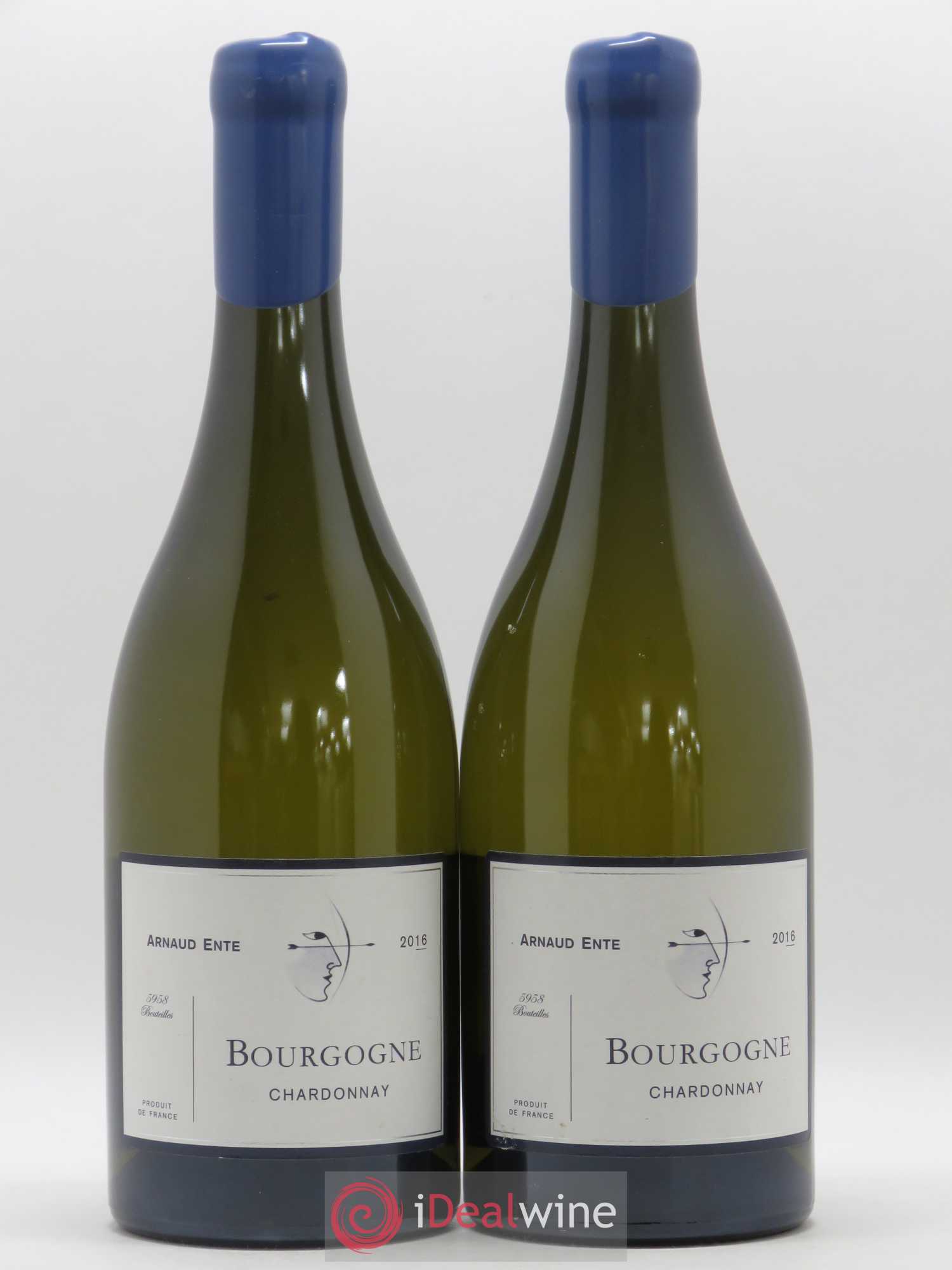Bourgogne Chardonnay Arnaud Ente 2016 - Lot de 2 bouteilles - 0
