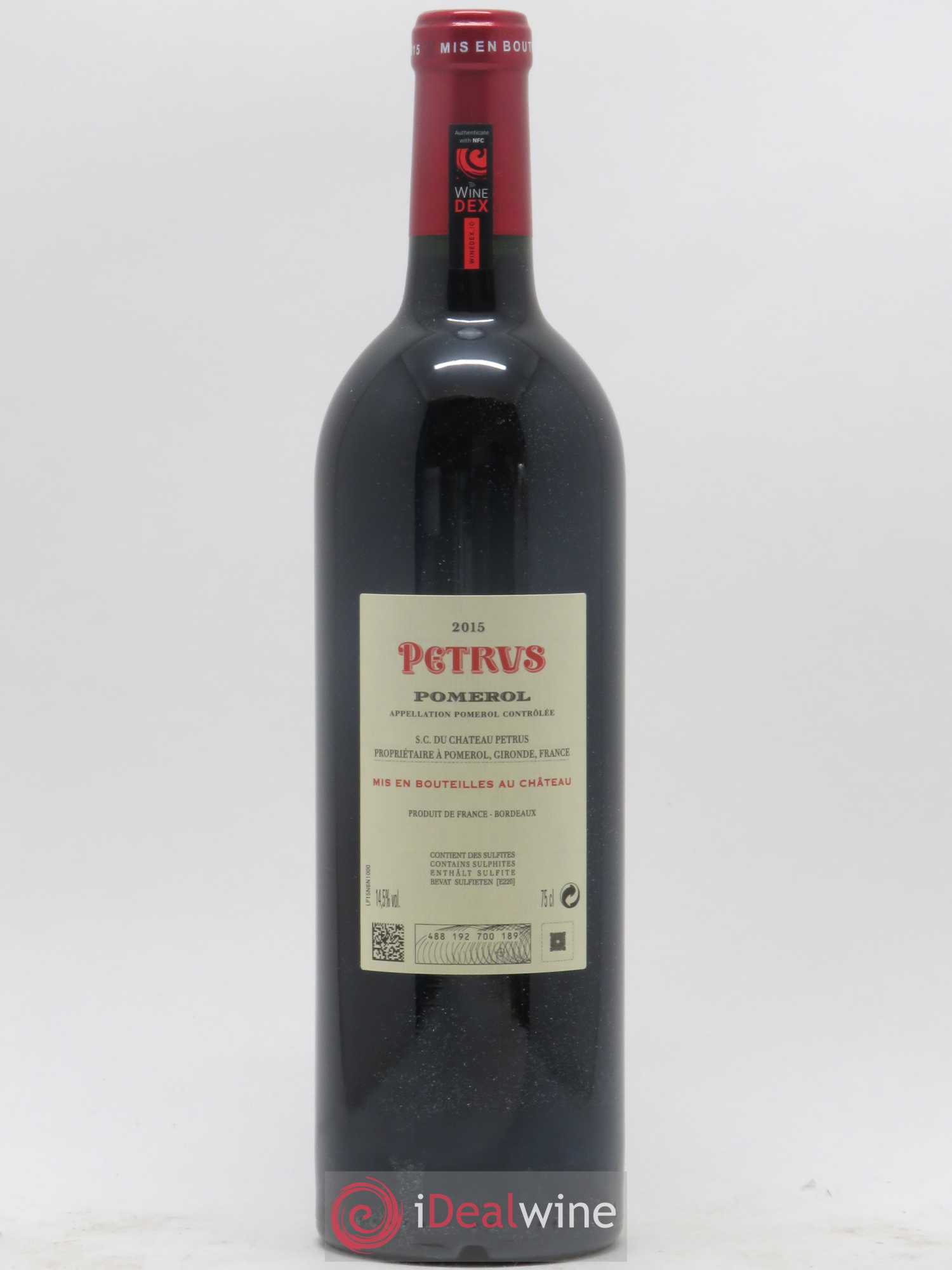 Petrus 2015 - Lot de 1 bouteille - 1