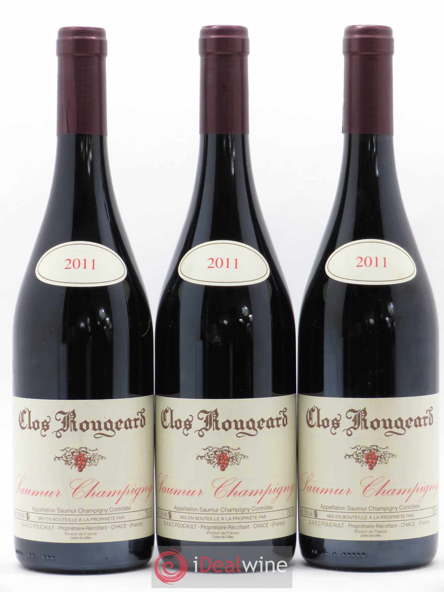 Saumur-Champigny Clos Rougeard 2011 - Lot de 3 bouteilles - 0