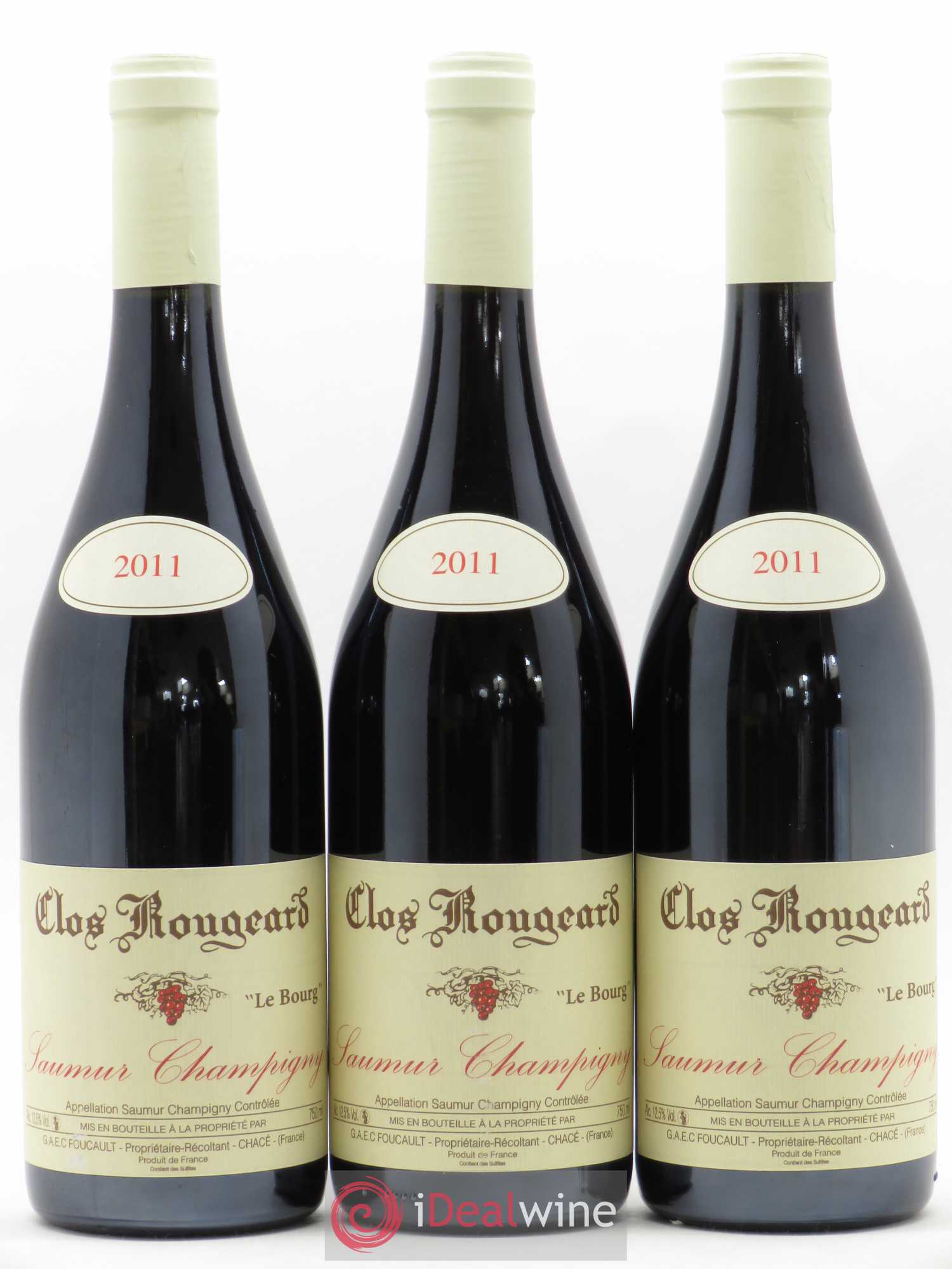 Saumur-Champigny Le Bourg Clos Rougeard 2011 - Lot de 3 bouteilles - 0