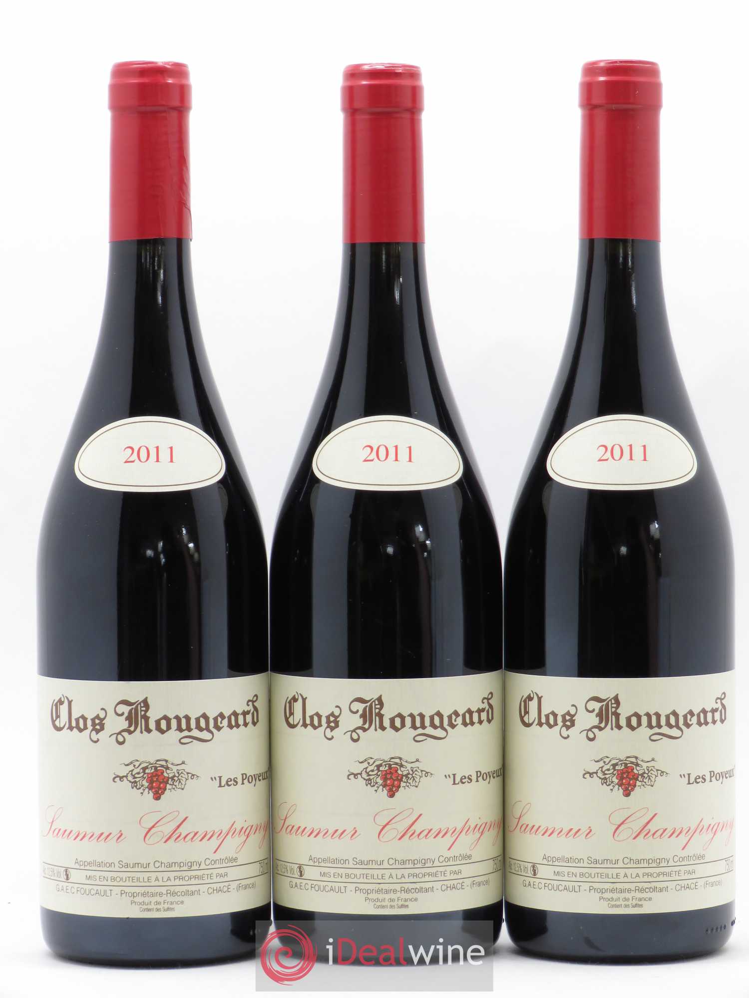 Saumur-Champigny Les Poyeux Clos Rougeard 2011 - Lot de 3 bouteilles - 0