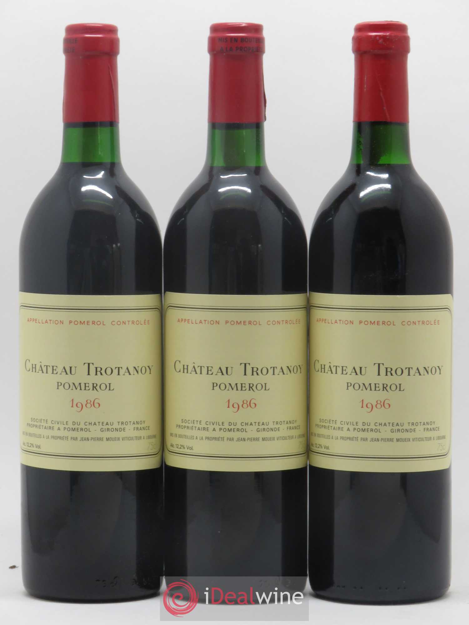Château Trotanoy 1986 - Lot de 12 bouteilles - 1