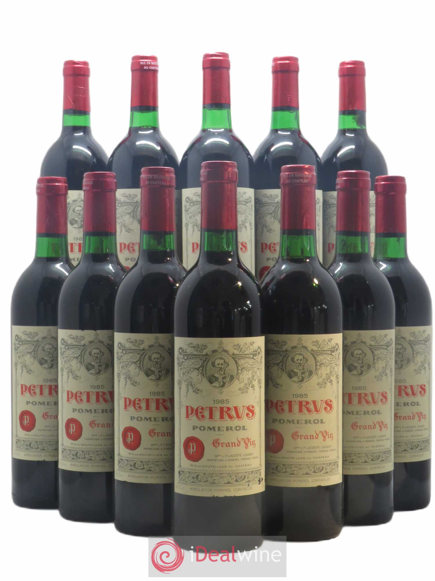 Petrus 1985 - Lot de 12 bouteilles - 0