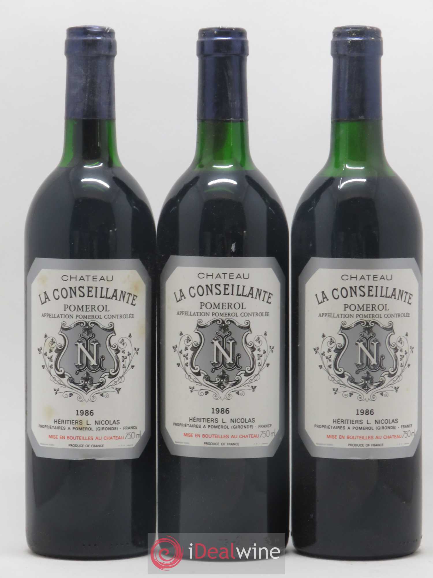 Château la Conseillante 1986 - Lot de 12 bouteilles - 2