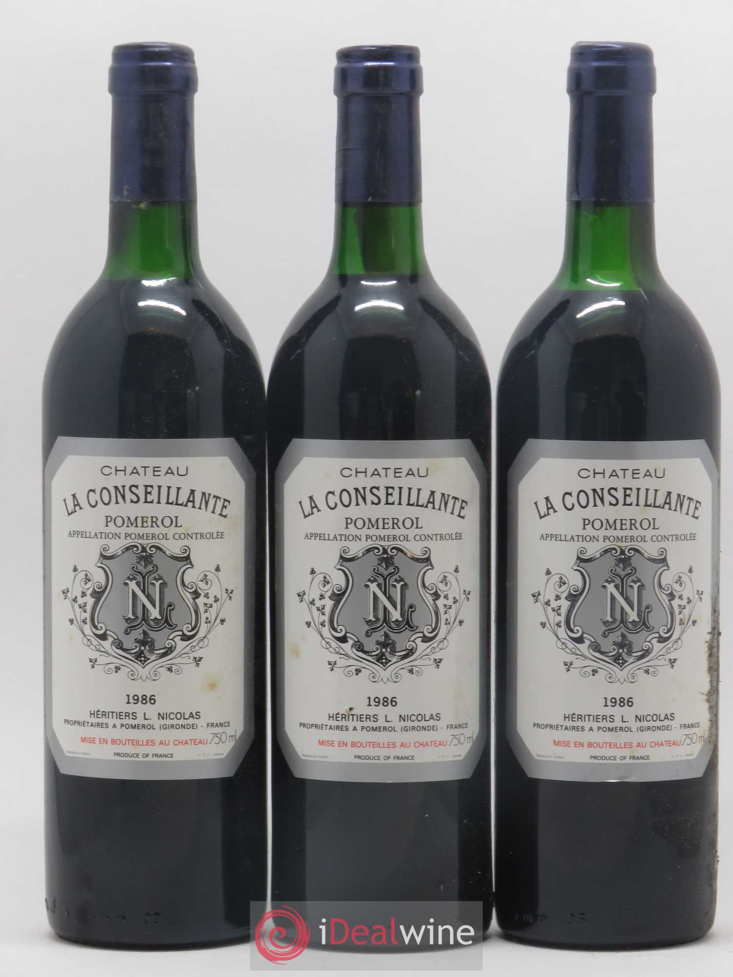 Château la Conseillante 1986 - Lot de 12 bouteilles - 4