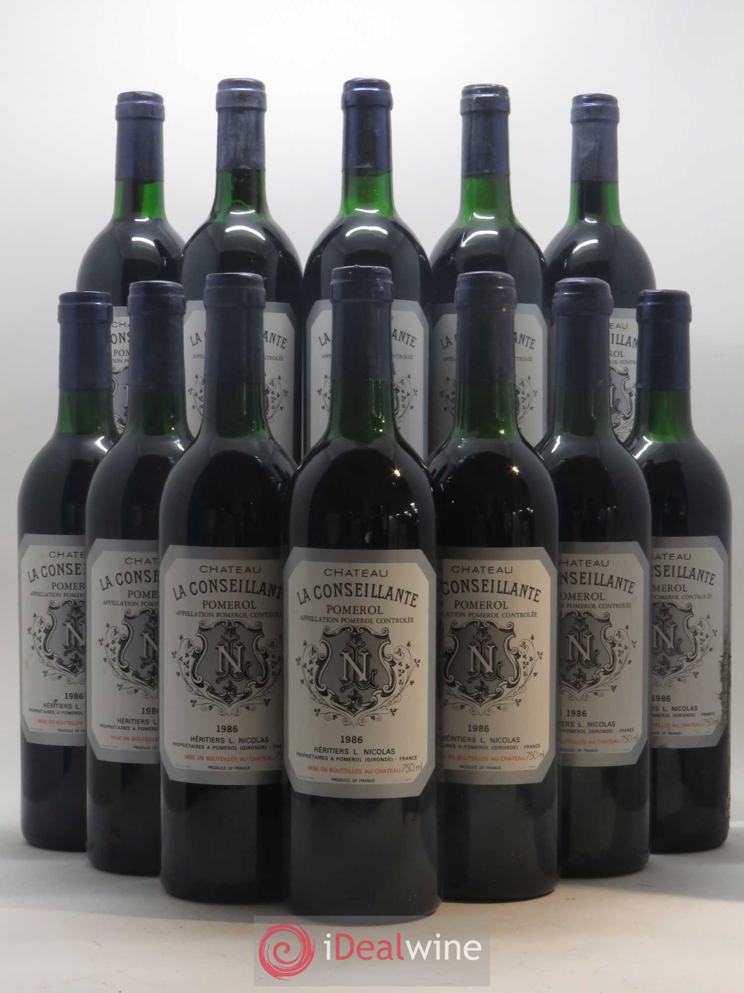 Château la Conseillante 1986 - Lot de 12 bouteilles - 0