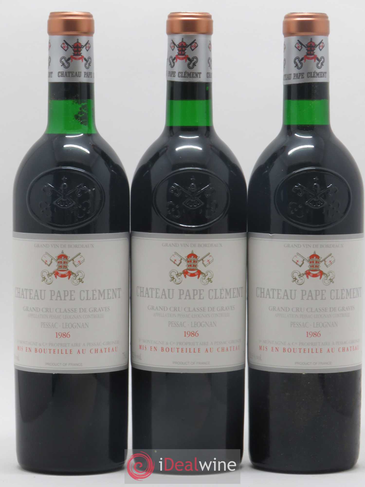 Château Pape Clément Cru Classé de Graves 1986 - Lot de 12 bouteilles - 4