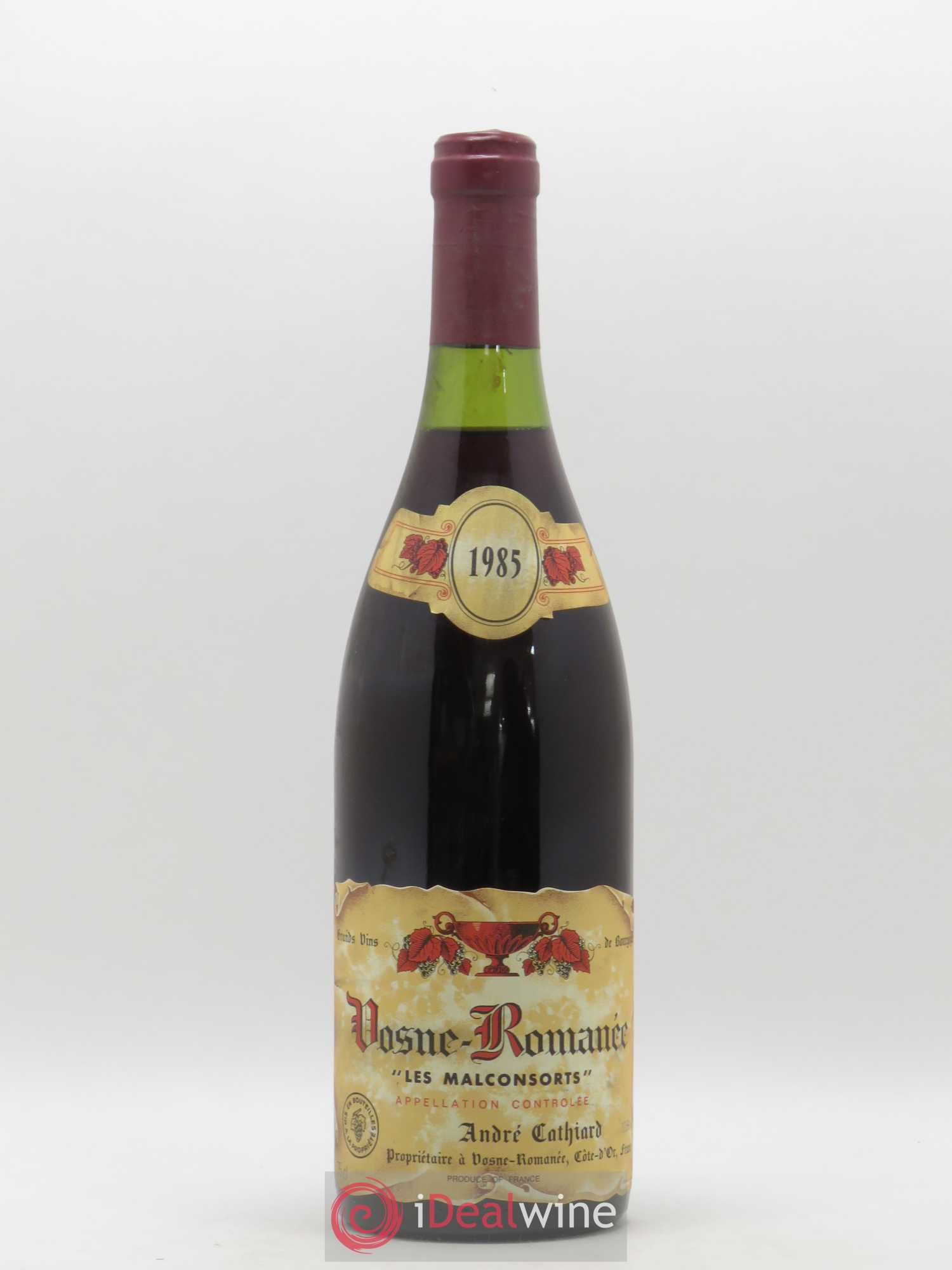 Vosne-Romanée 1er Cru Les Malconsorts André Cathiard 1985 - Posten von 1 Flasche - 0