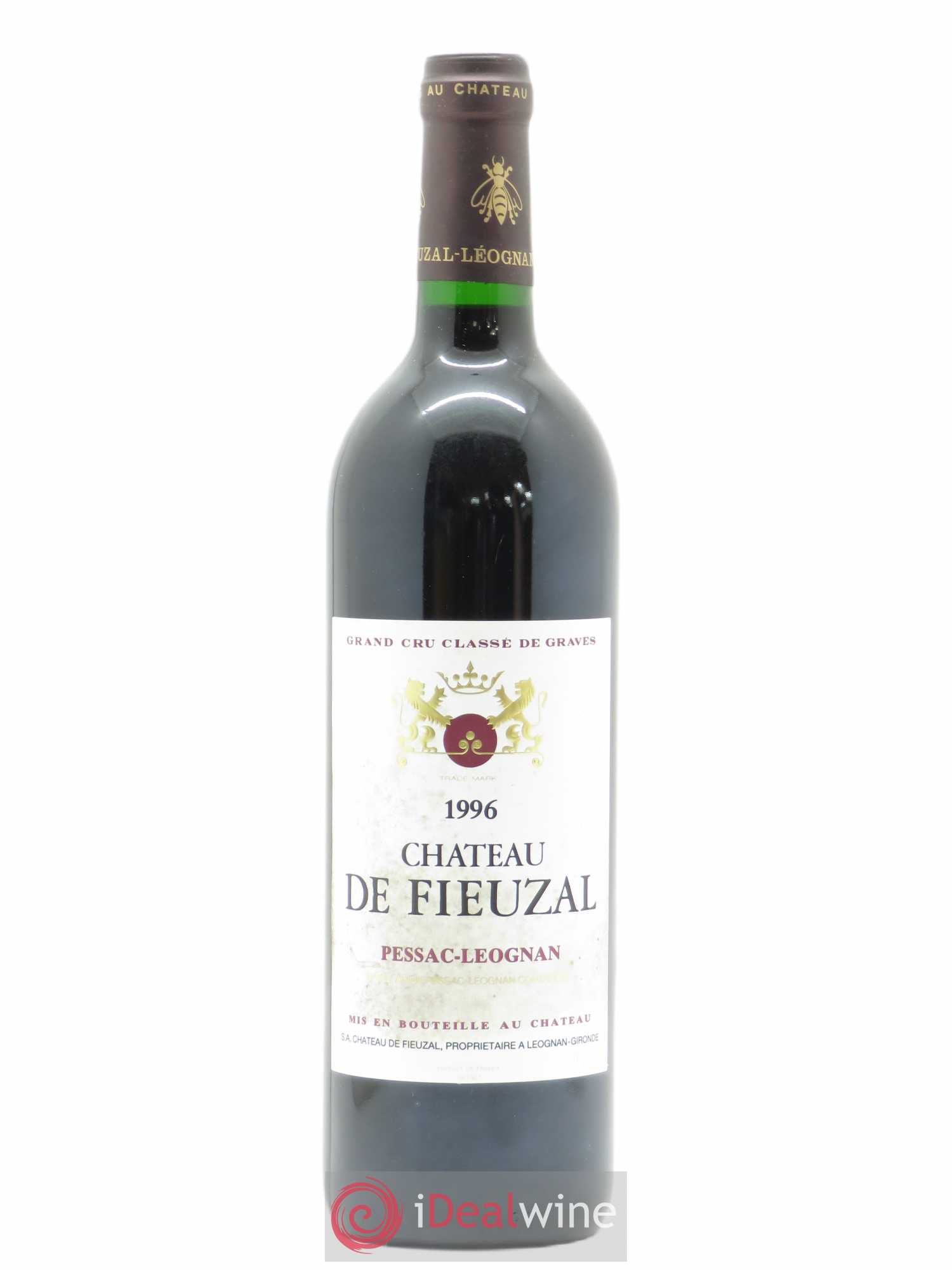 Château de Fieuzal Cru Classé de Graves 1996 - Lot de 1 bouteille - 0