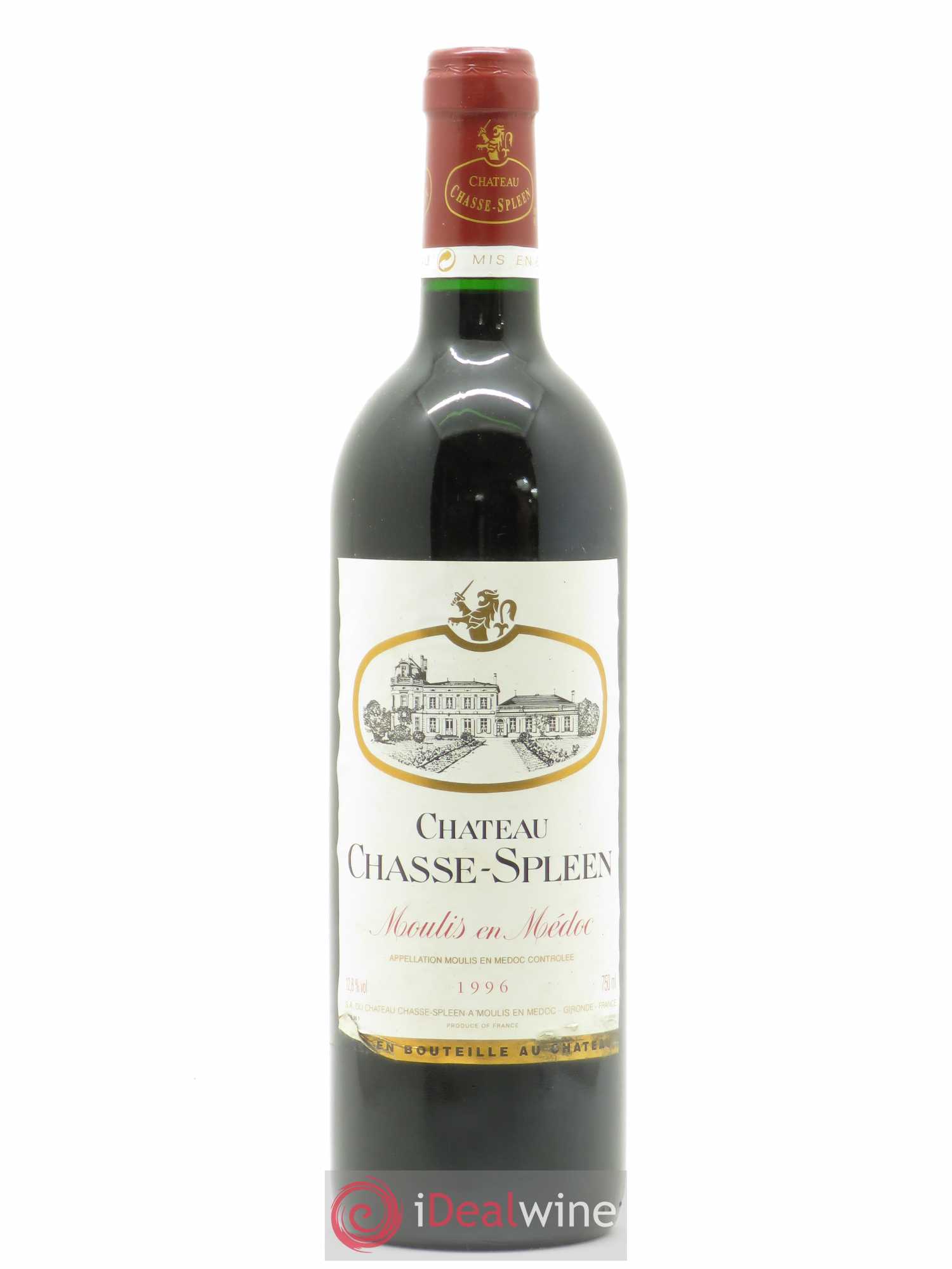 Château Chasse Spleen 1996 - Lot de 1 bouteille - 0