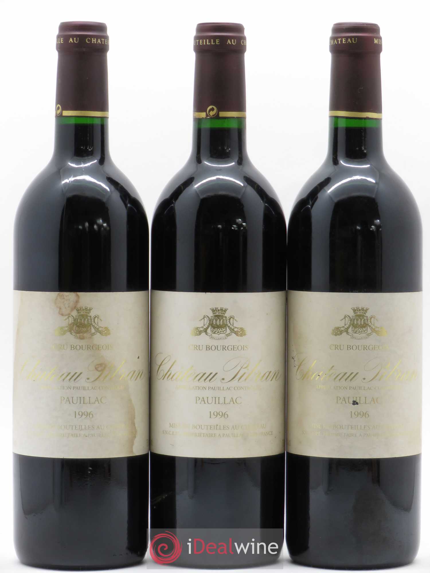 Château Pibran (sans prix de réserve) 1996 - Lot de 12 bouteilles - 3