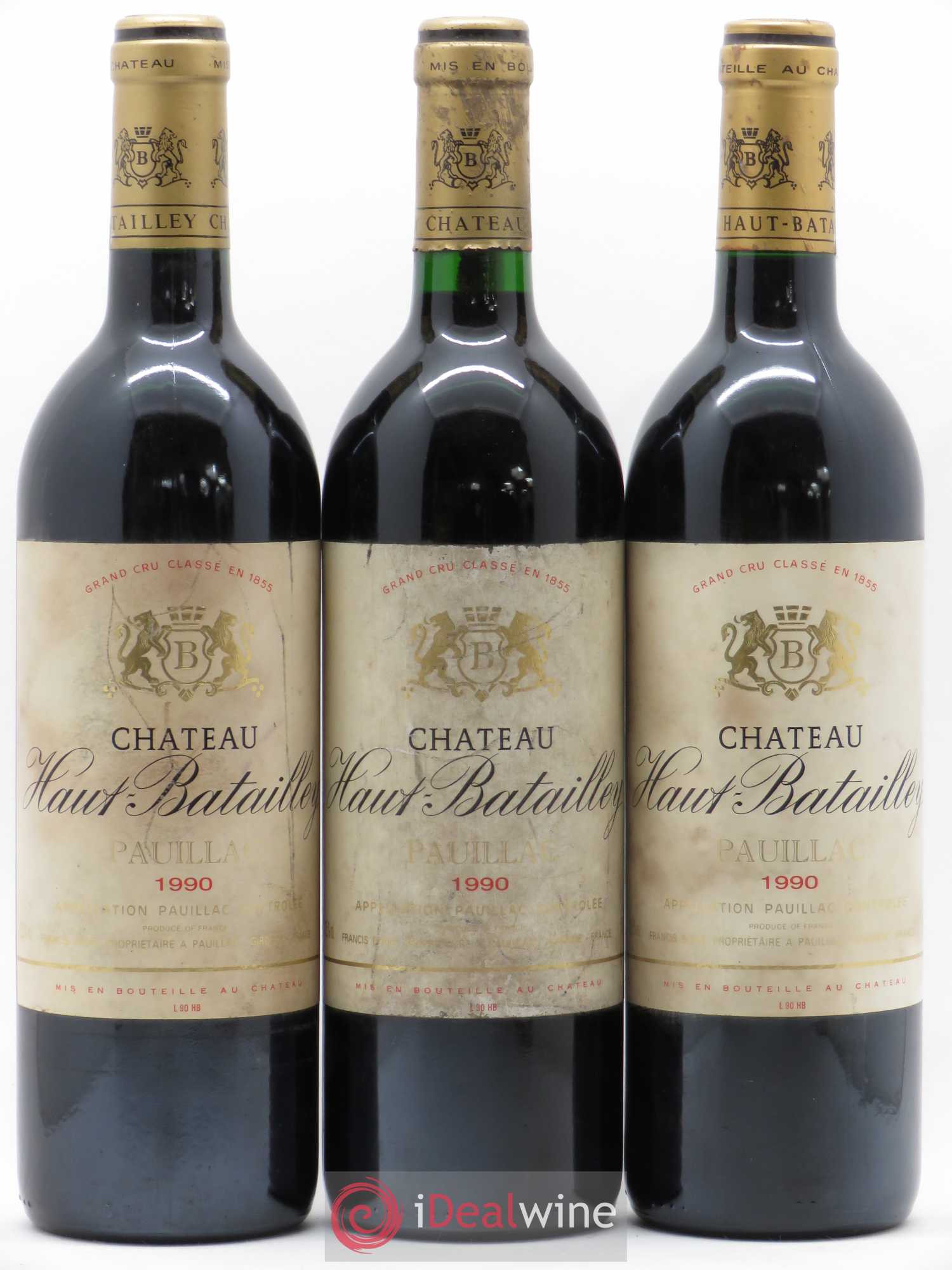 Château Haut Batailley 5ème Grand Cru Classé 1990 - Lot de 12 bouteilles - 3